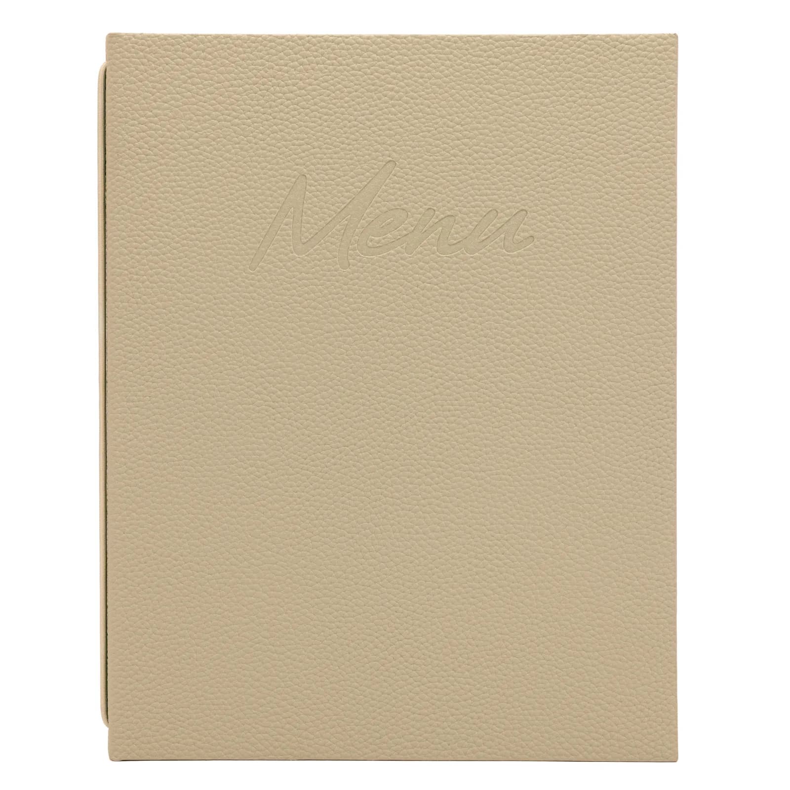 Securit® Protège-menu A4 "Signature" - Sable - 4 vues
