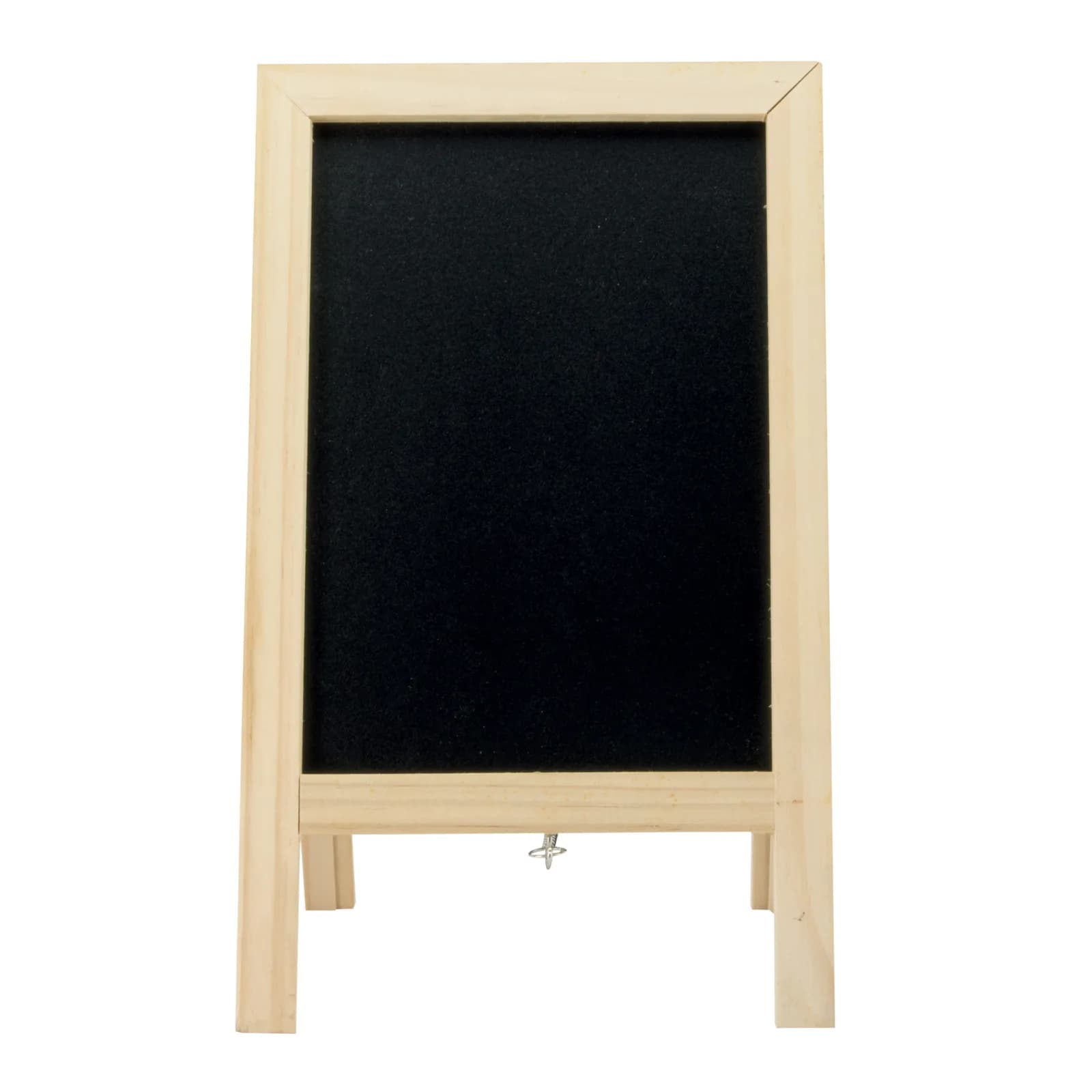 Securit® Mini Panneau trottoir - Bois finition hêtre laqué - Double-face - 25x15cm