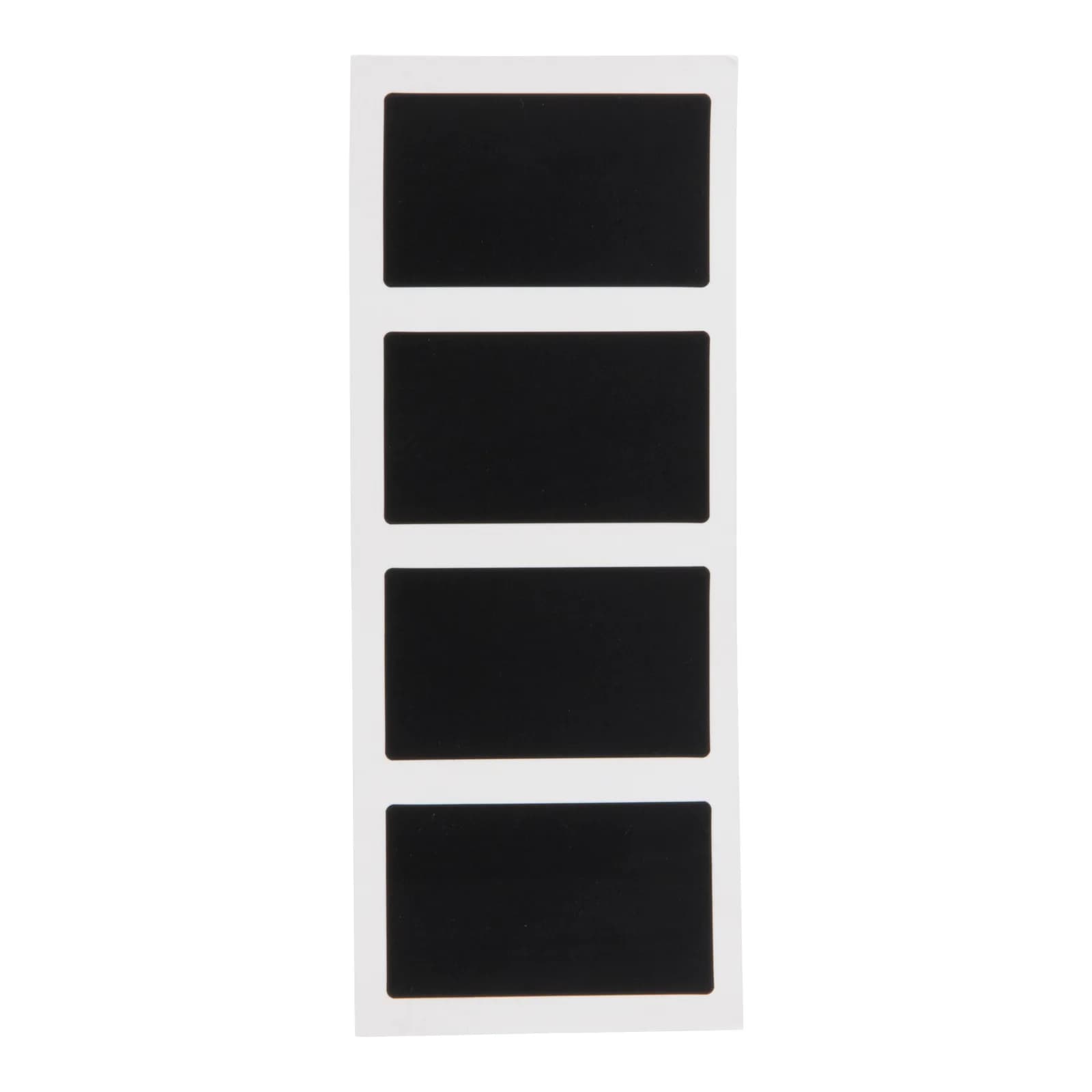 Securit® Lot de 8 mini Ardoises auto-adhésives - Forme rectangulaire