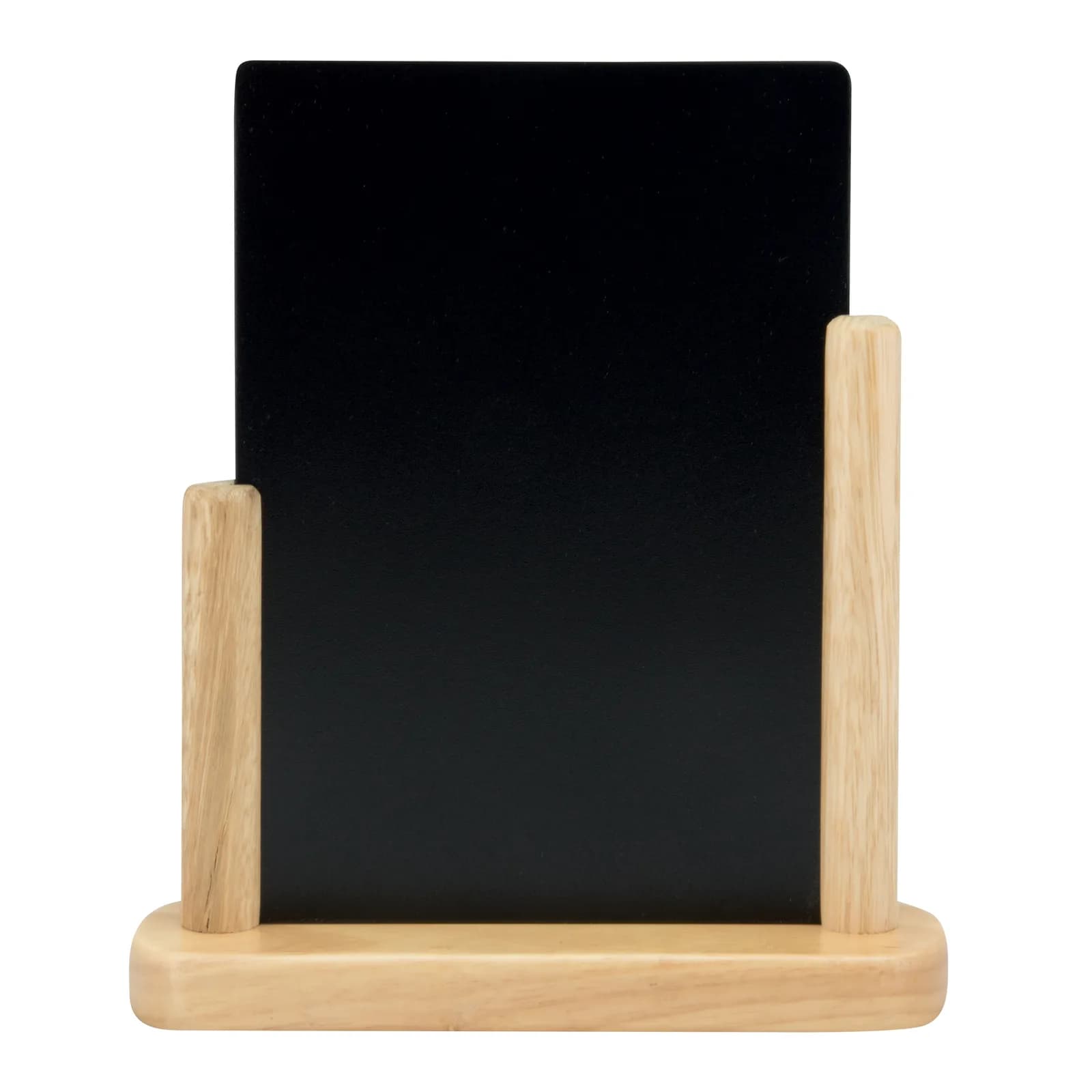 Securit® Ardoise de table "Elegant" A5 - Bois finition hêtre laqué