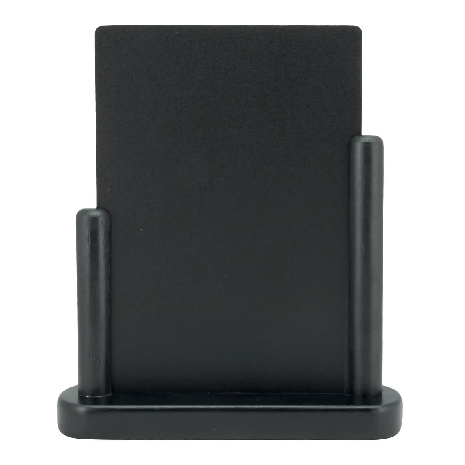 Securit® Ardoise de table "Elegant" A5 - Bois finition noir laqué