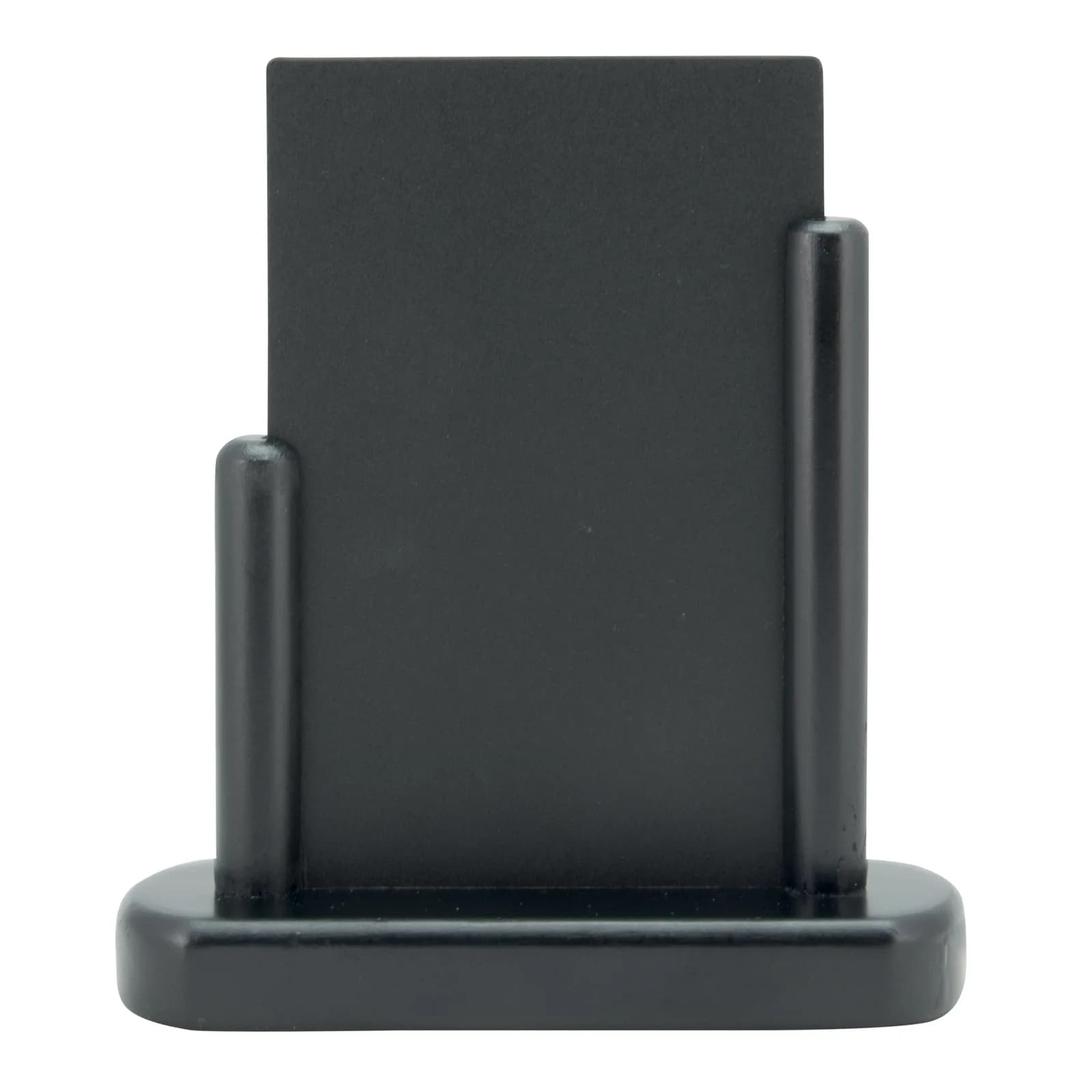 Securit® Ardoise de table "Elegant" A6 - Bois finition noir laqué