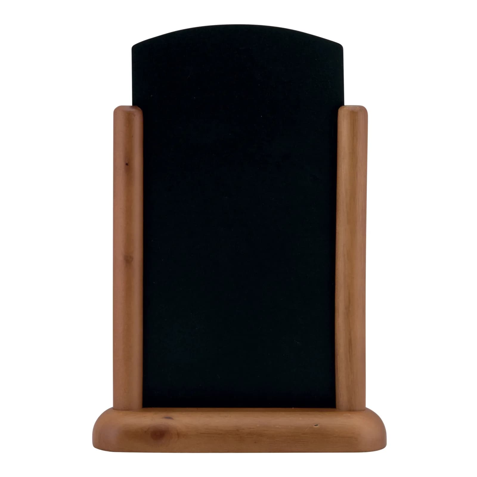 Securit® Ardoise de table "Top" - Bois finition marron foncé laquée