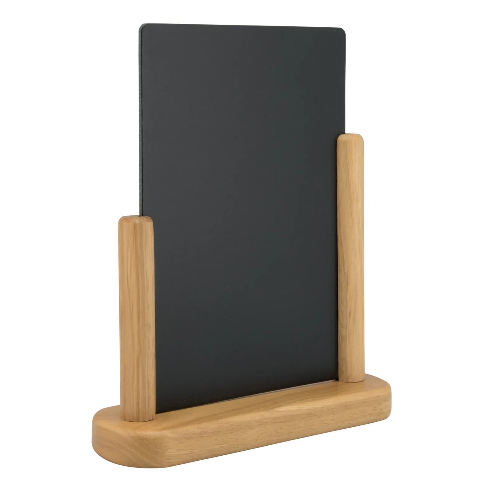 Securit® Ardoise de table "Elegant" A5 - Bois finition teck laqué