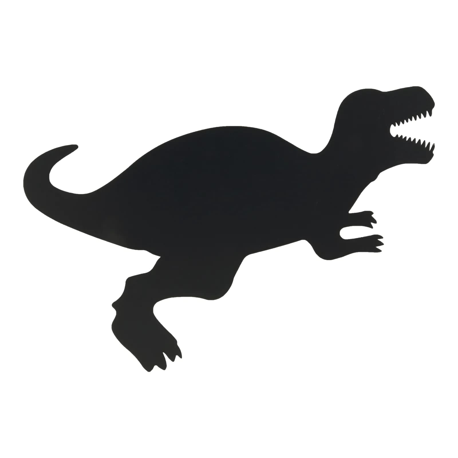 Securit® Ardoise murale - Silhouette Dinosaure - Feutre-craie et kit velcro pour accrochage mural inclus