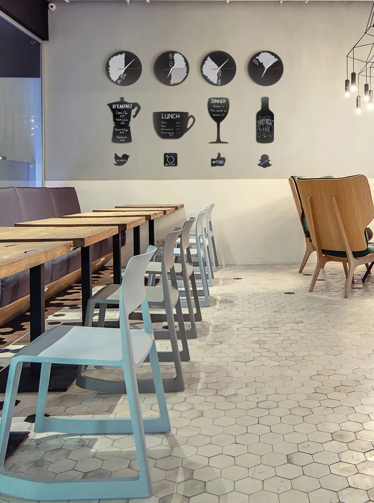 Ardoise murale Silhouette craie — Securit®