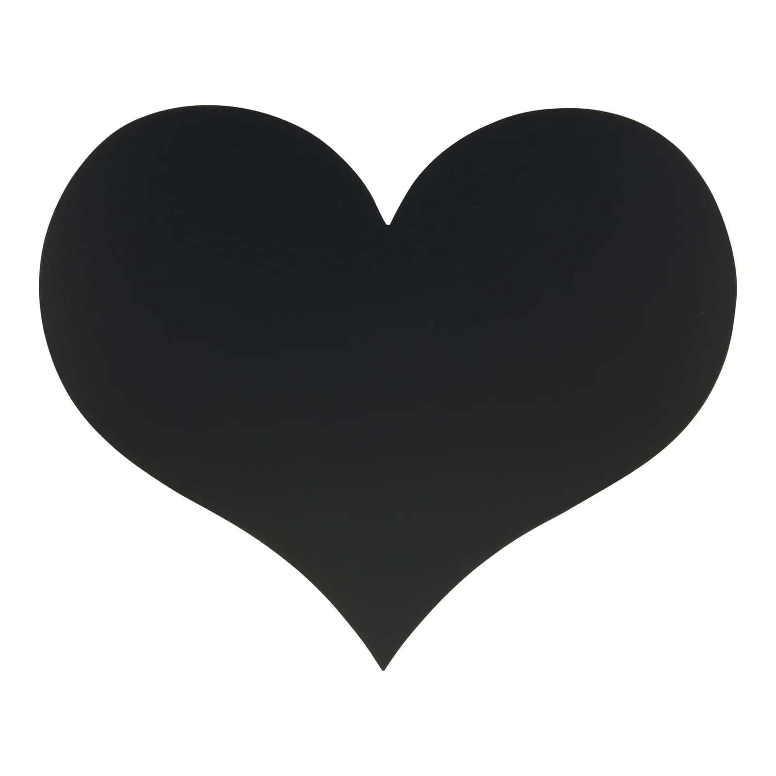 Securit® Ardoise murale - Silhouette Coeur - Feutre-craie et kit velcro pour accrochage mural inclus - Fin de série