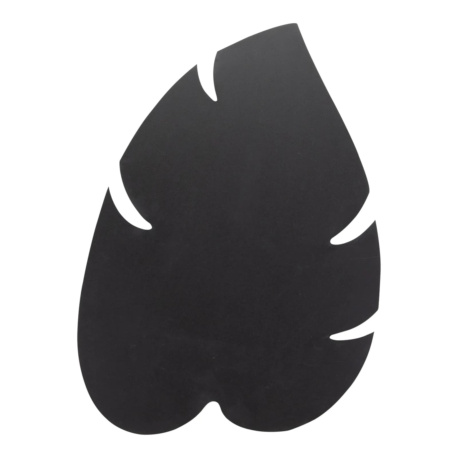 Securit® Ardoise murale - Silhouette Feuille - Feutre-craie et kit velcro pour accrochage mural inclus - Fin de série