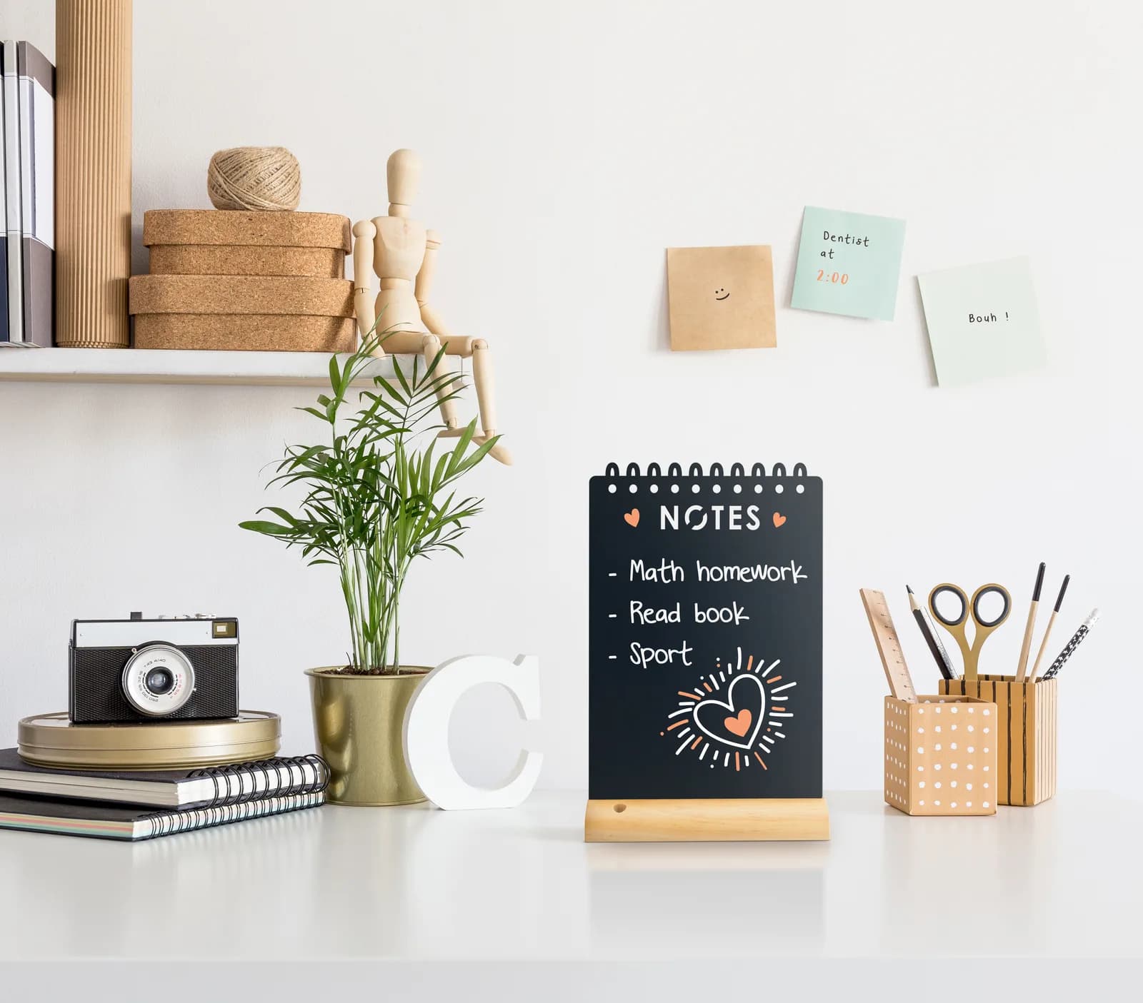 Chevalet de table ardoise "Notes" — Securit®