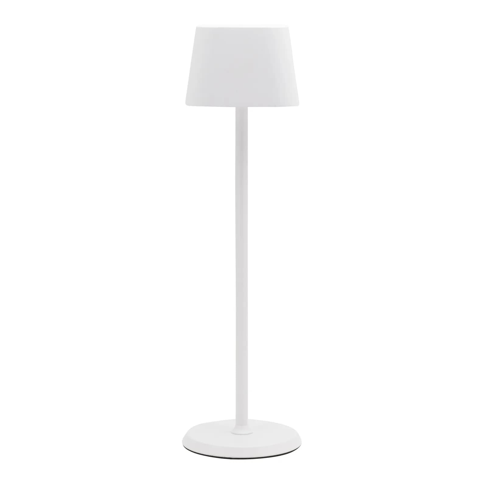 Securit® Lampe de table LED sans fil "Georgina" - Blanc - Intérieur/Extérieur - Câble magnétique inclus