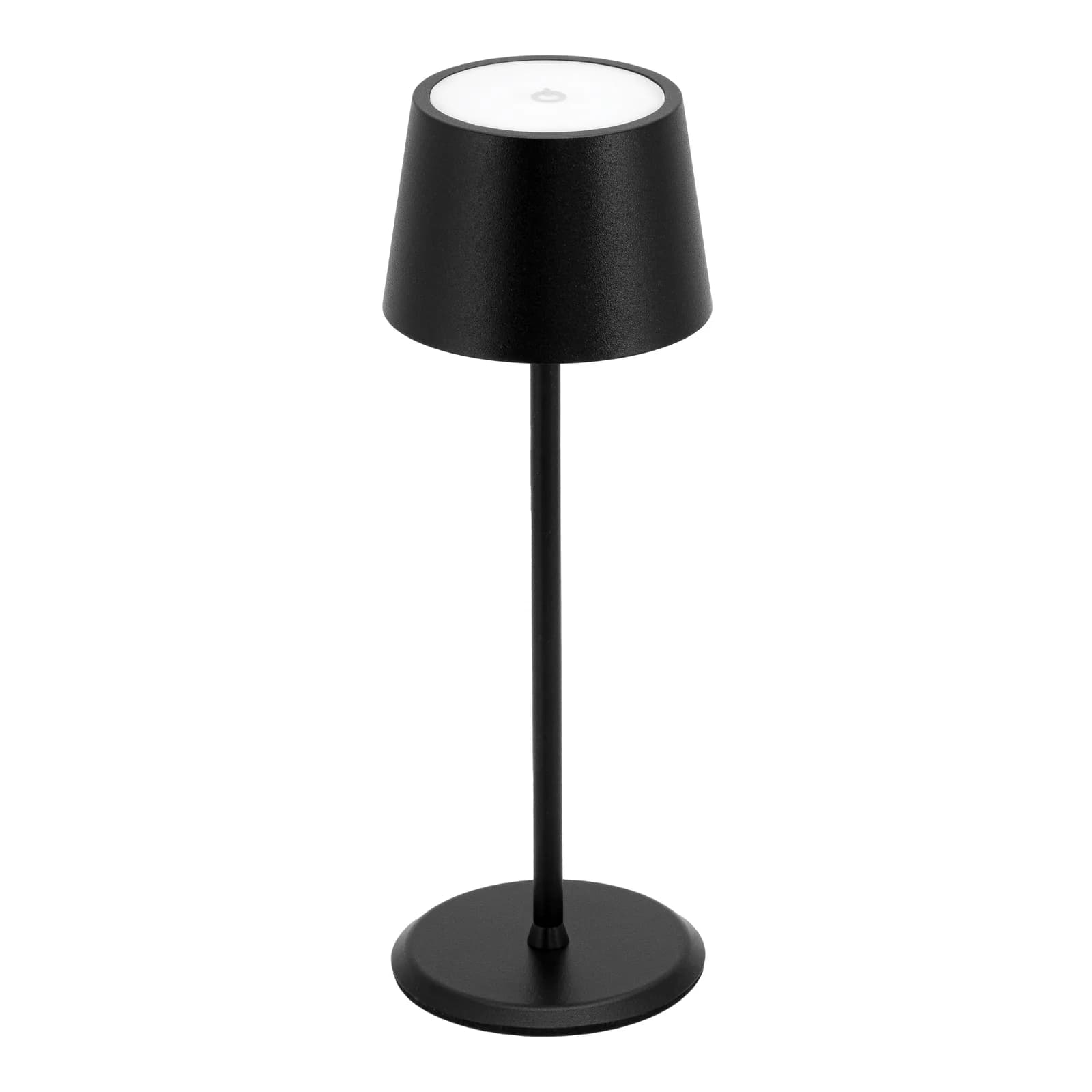 Securit® Lampe de table LED sans fil "Monte-Carlo" - Noir - Intérieur/Extérieur - Câble magnétique inclus