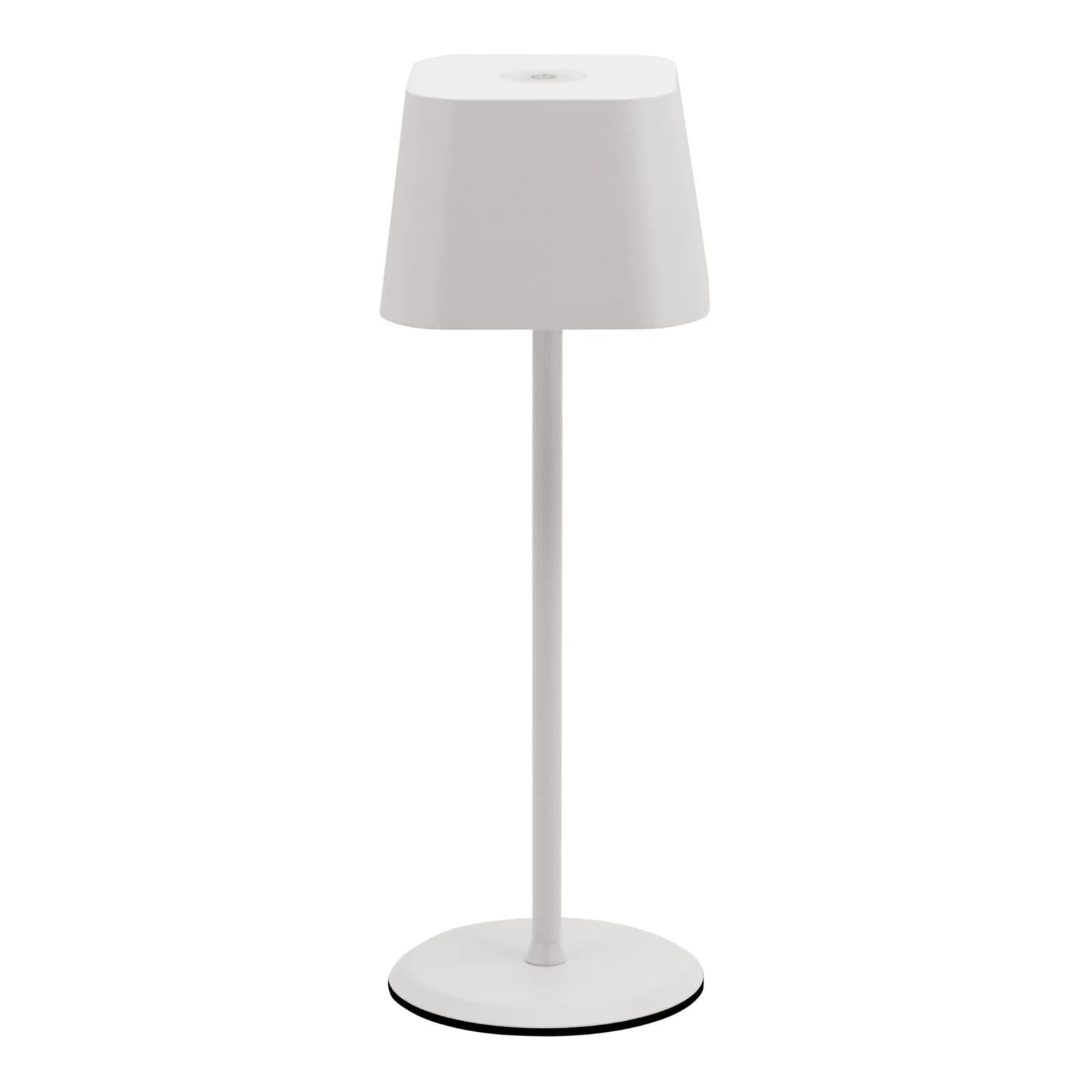Securit® Lampe de table LED sans fil "Malta" - Blanc - Intérieur/Extérieur - Câble magnétique inclus