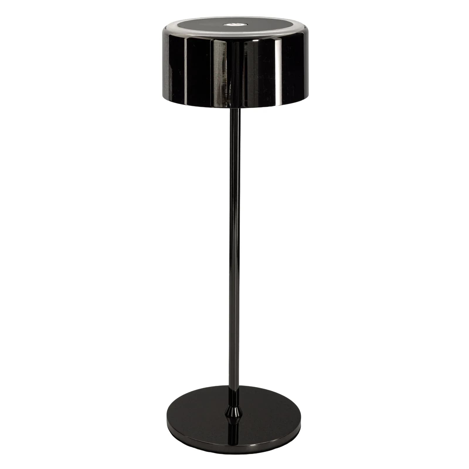 Securit® Lampe de table LED sans fil "Signature" - Noir métallique - Intérieur/Extérieur