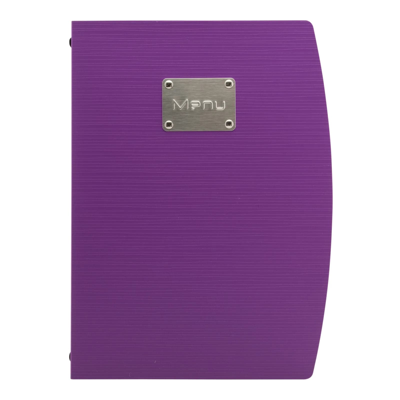Securit® Protège-menu A4 "Rio" - Violet - Plaque "Menu" incluse - 4 vues