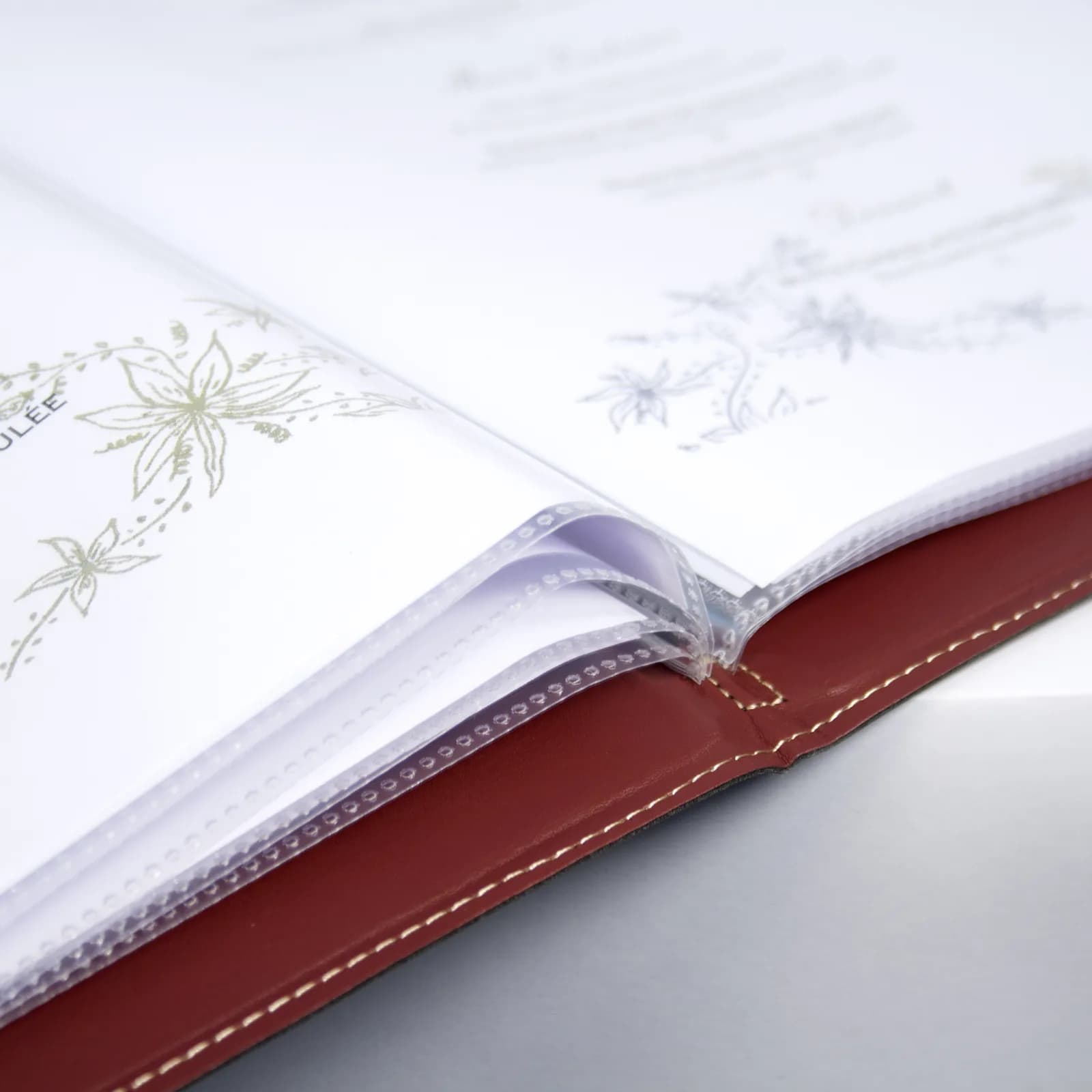 Securit® Lot de 10 Inserts pour Protège-menu A4