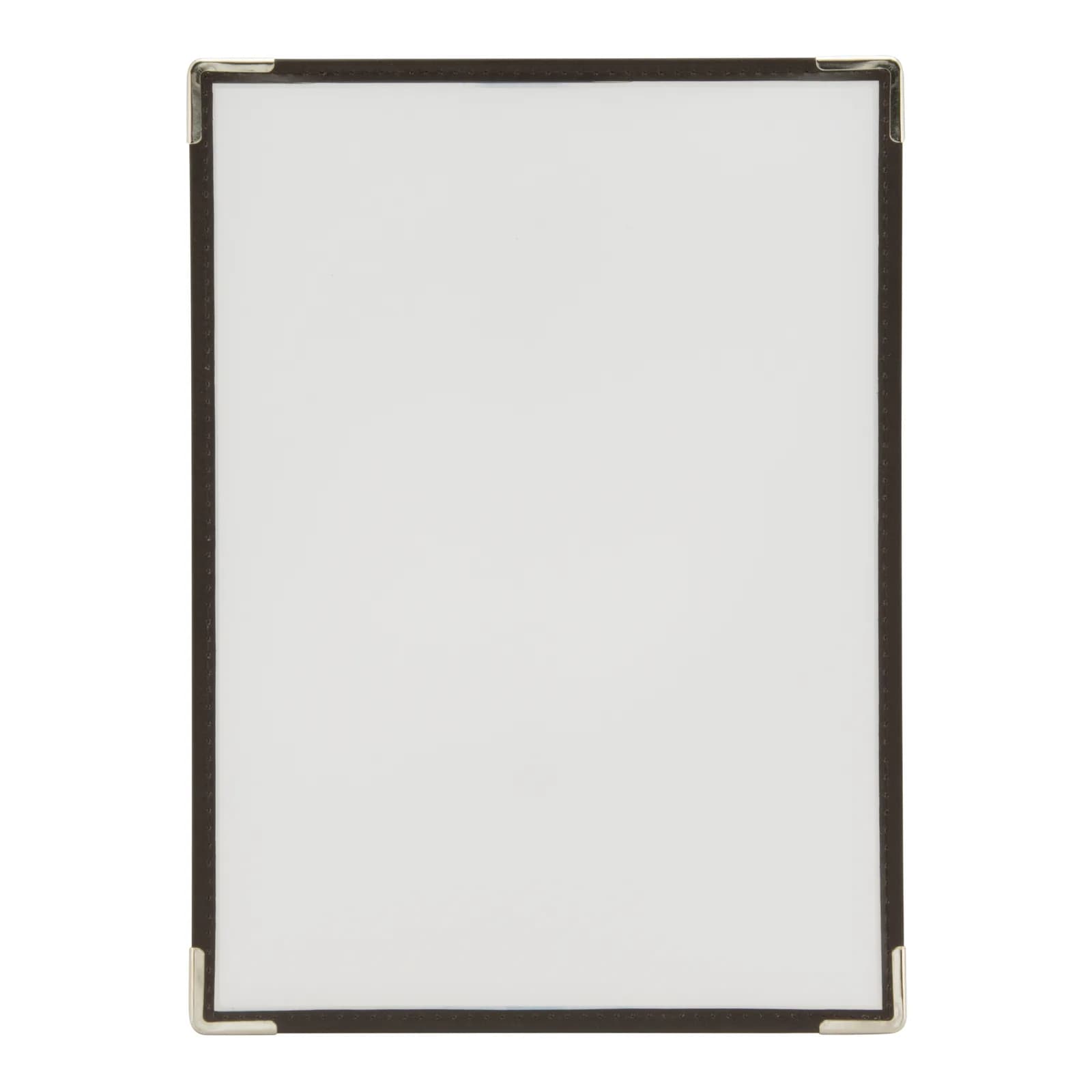 Securit® Lot de 3 Protège-menus A4 "Crystal" - Transparent - 2 vues