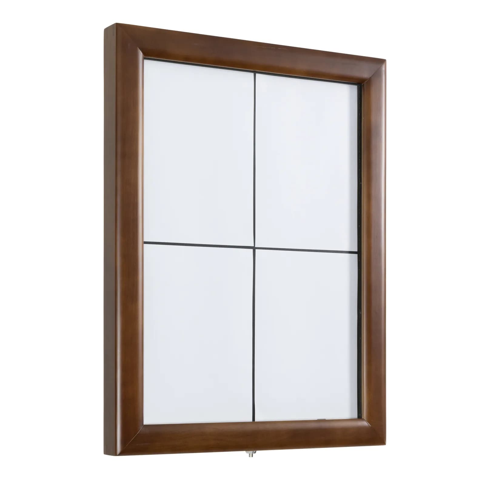 Securit® Présentoir porte-menu LED A4 "Classic" - Marron foncé - 4 vues