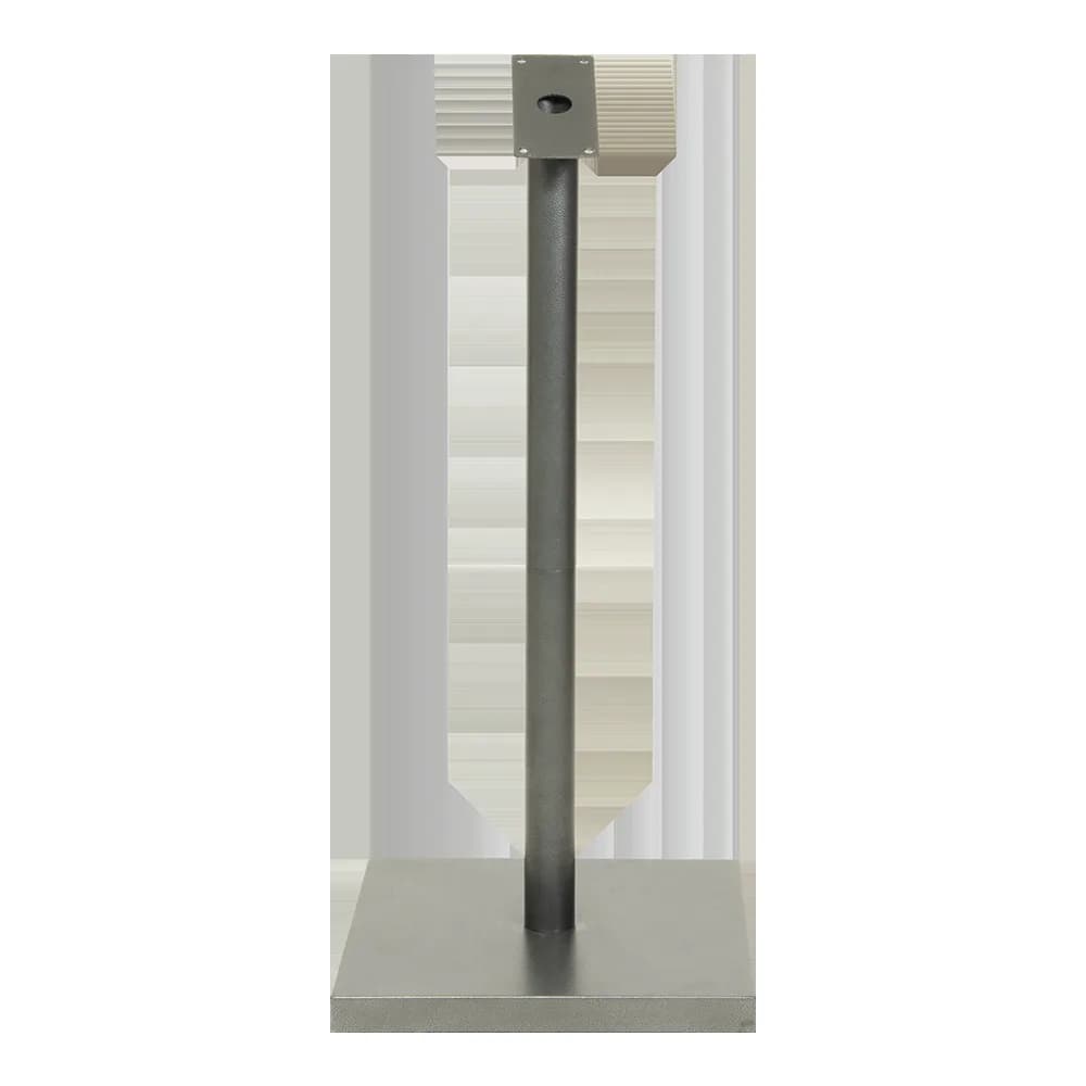 Securit® Ensemble pied + socle pour Présentoir porte-menu LED "Coated Steel" - Gris galvanisé - 95 cm