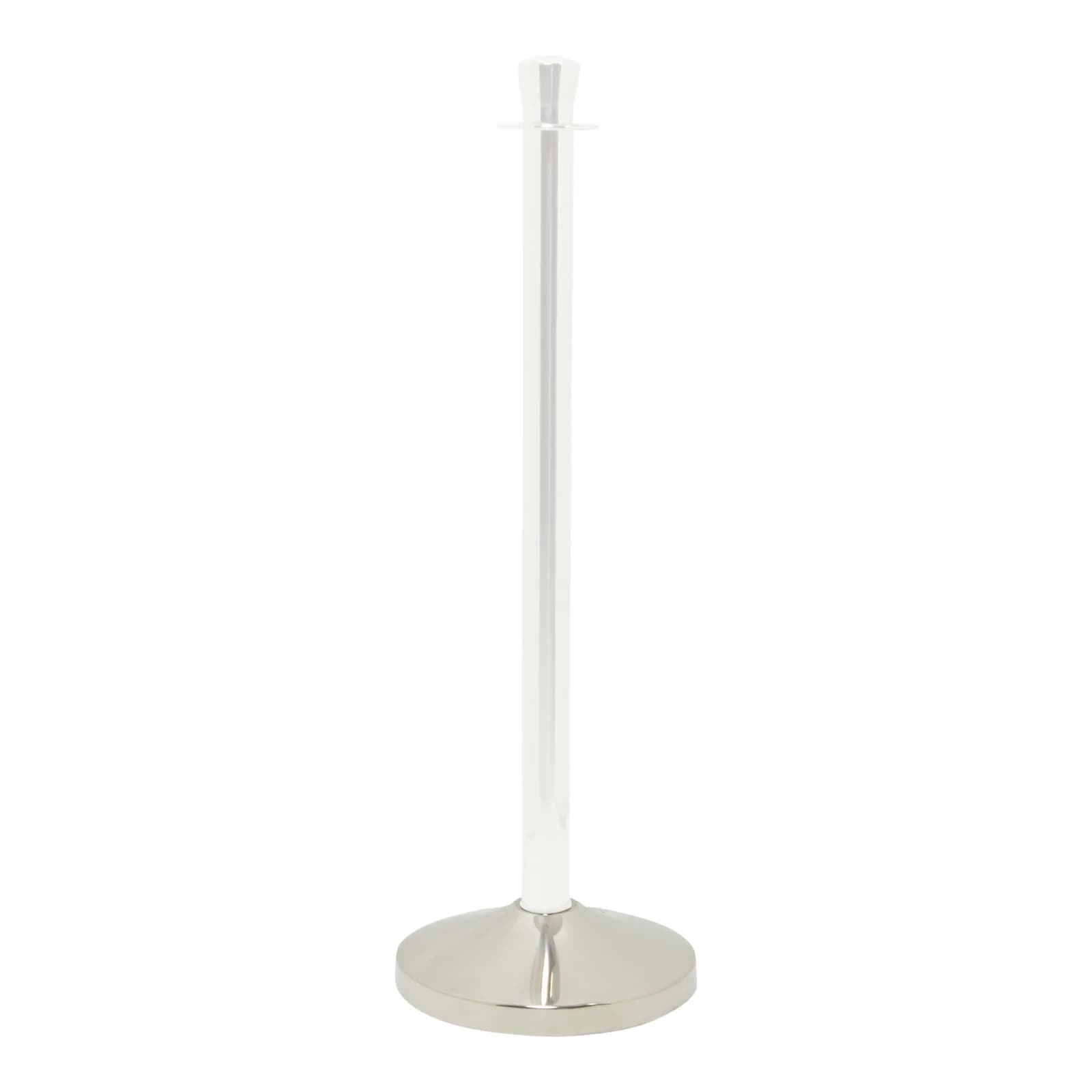 Securit® Socle Poteau d'accueil "Classic" - Chrome - 31x31cm (Pied RS-CL-CH-B1 non inclus)