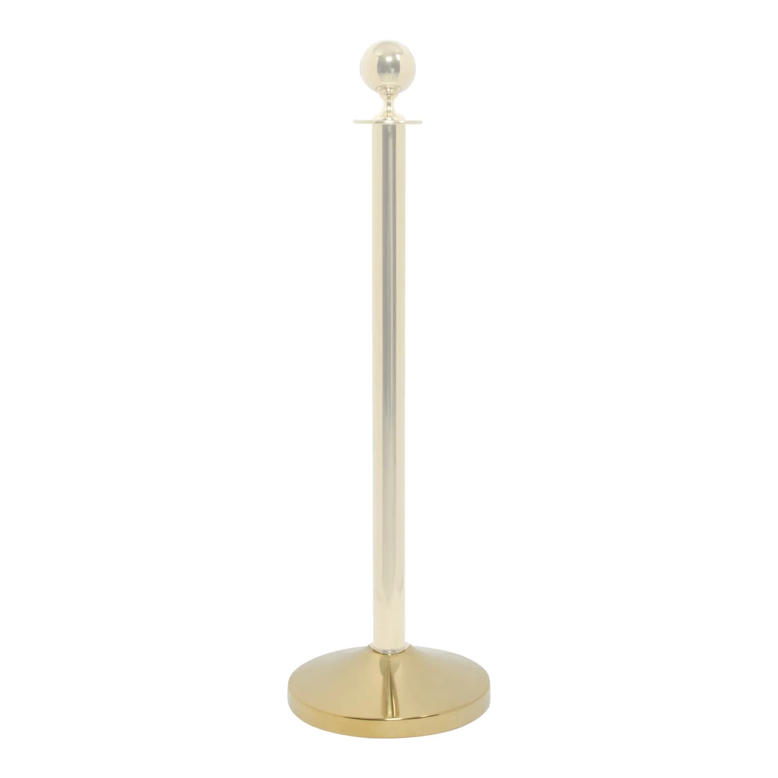 Securit® Socle Poteau d'accueil "Classic" - Doré - 31x31cm (Pied RS-CL-GO-A1 non inclus)