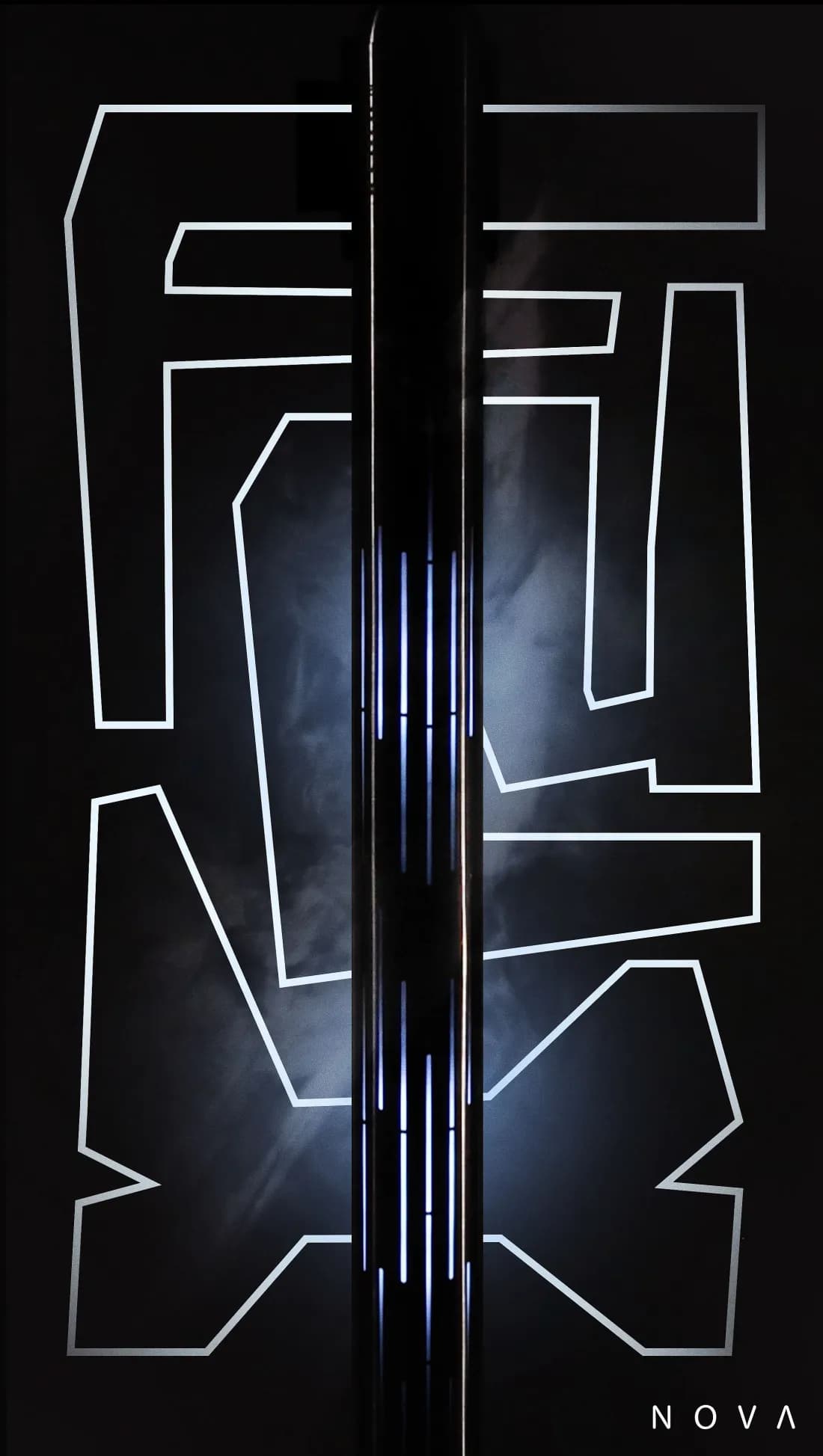 Securit® Poteau d'accueil "Nova" avec éclairage LED — couleur