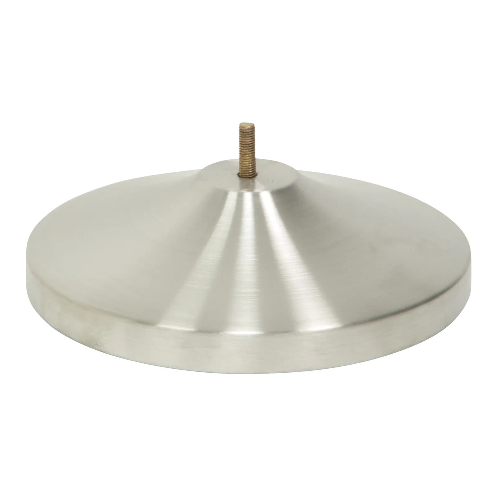 Securit® Socle Poteau d'accueil Rétractable - Chrome - 31x31cm (Pied avec bande nylon non inclus)