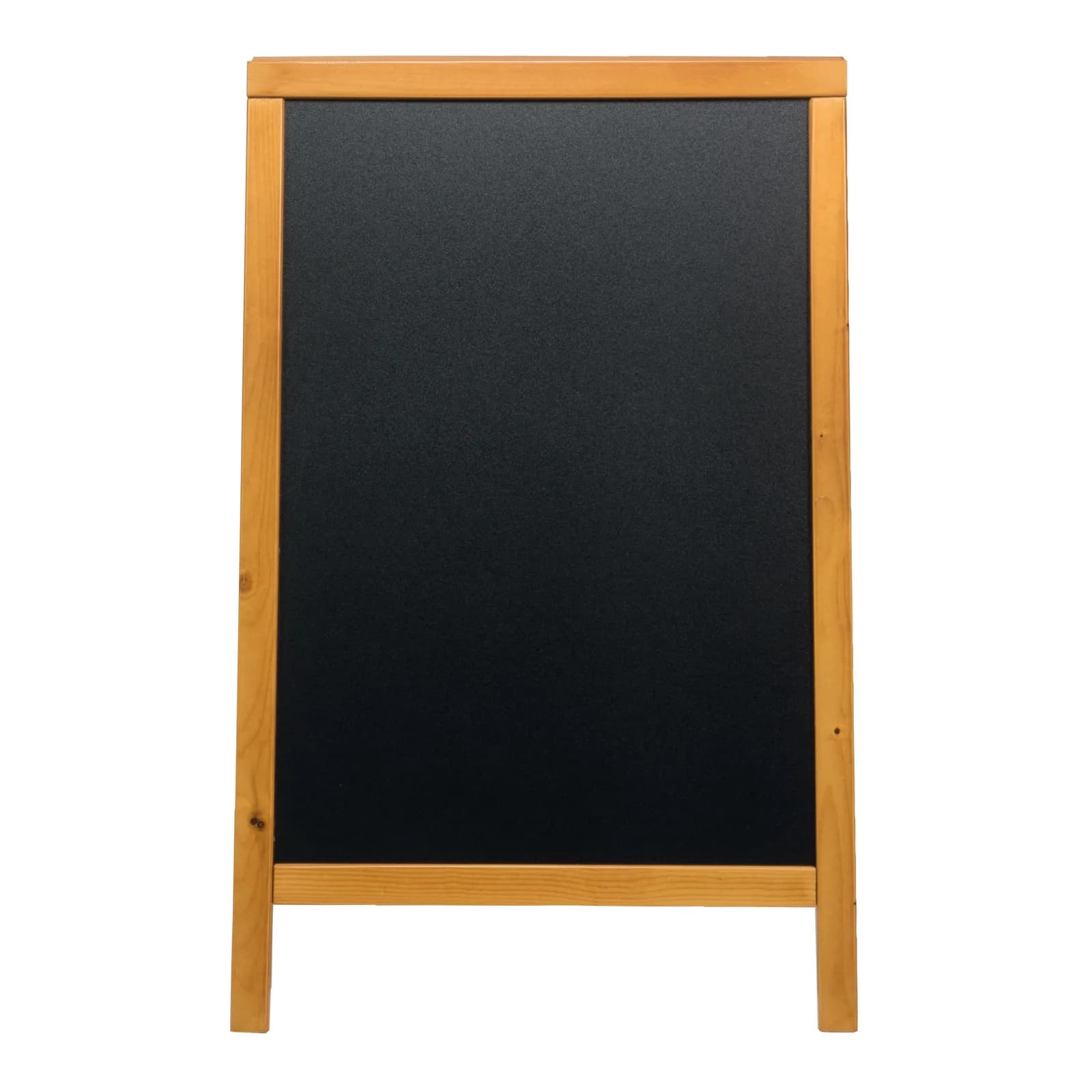 Securit® Panneau trottoir "Woody" - Teck - Bois finition pin laqué - 55x85cm