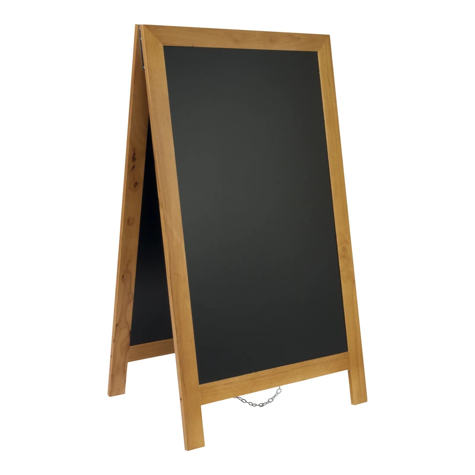 Securit® Panneau trottoir "Deluxe" - Teck - Bois finition hévéa laqué - 70x120cm