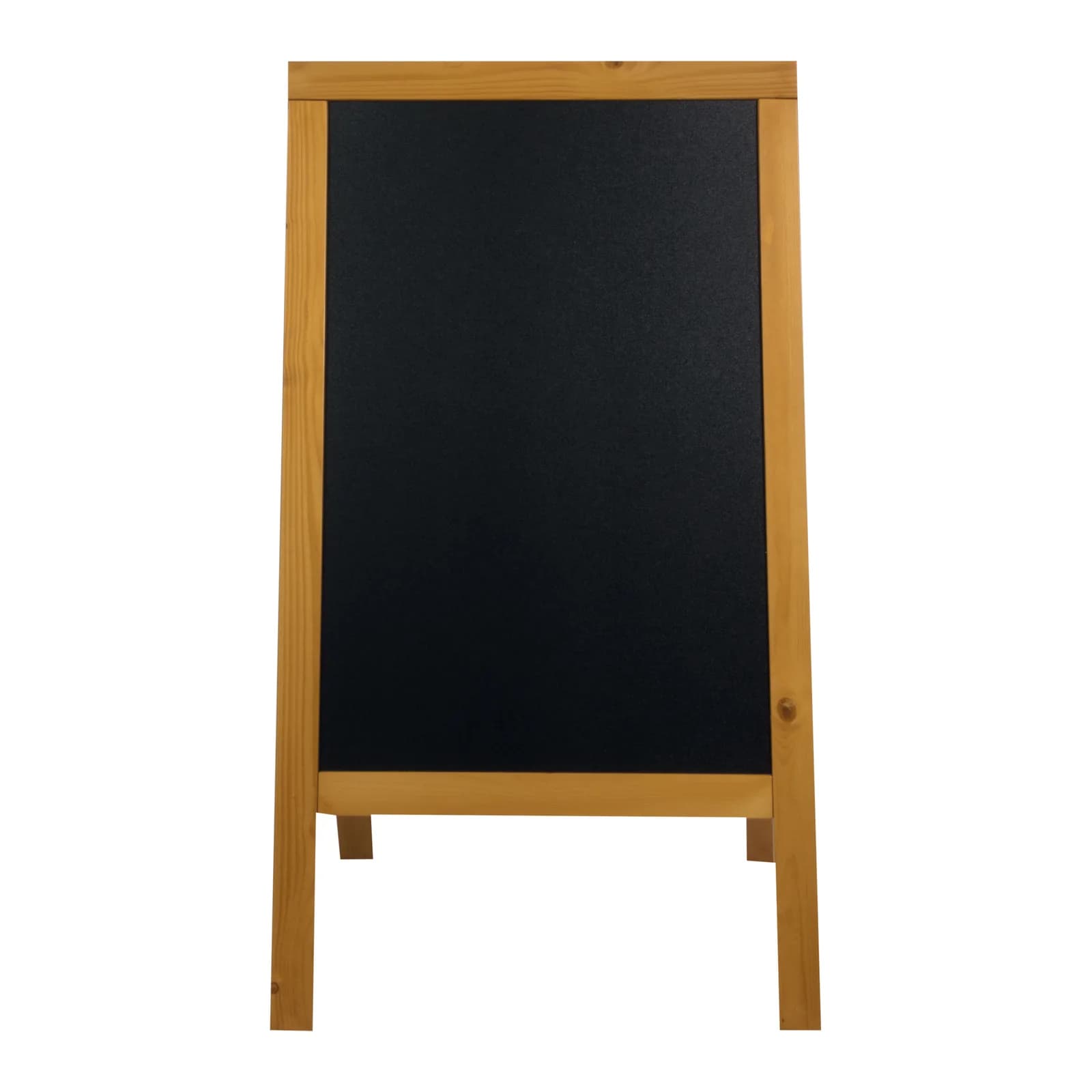 Securit® Panneau trottoir "Woody" - Teck - Bois finition pin laqué - 70x120cm