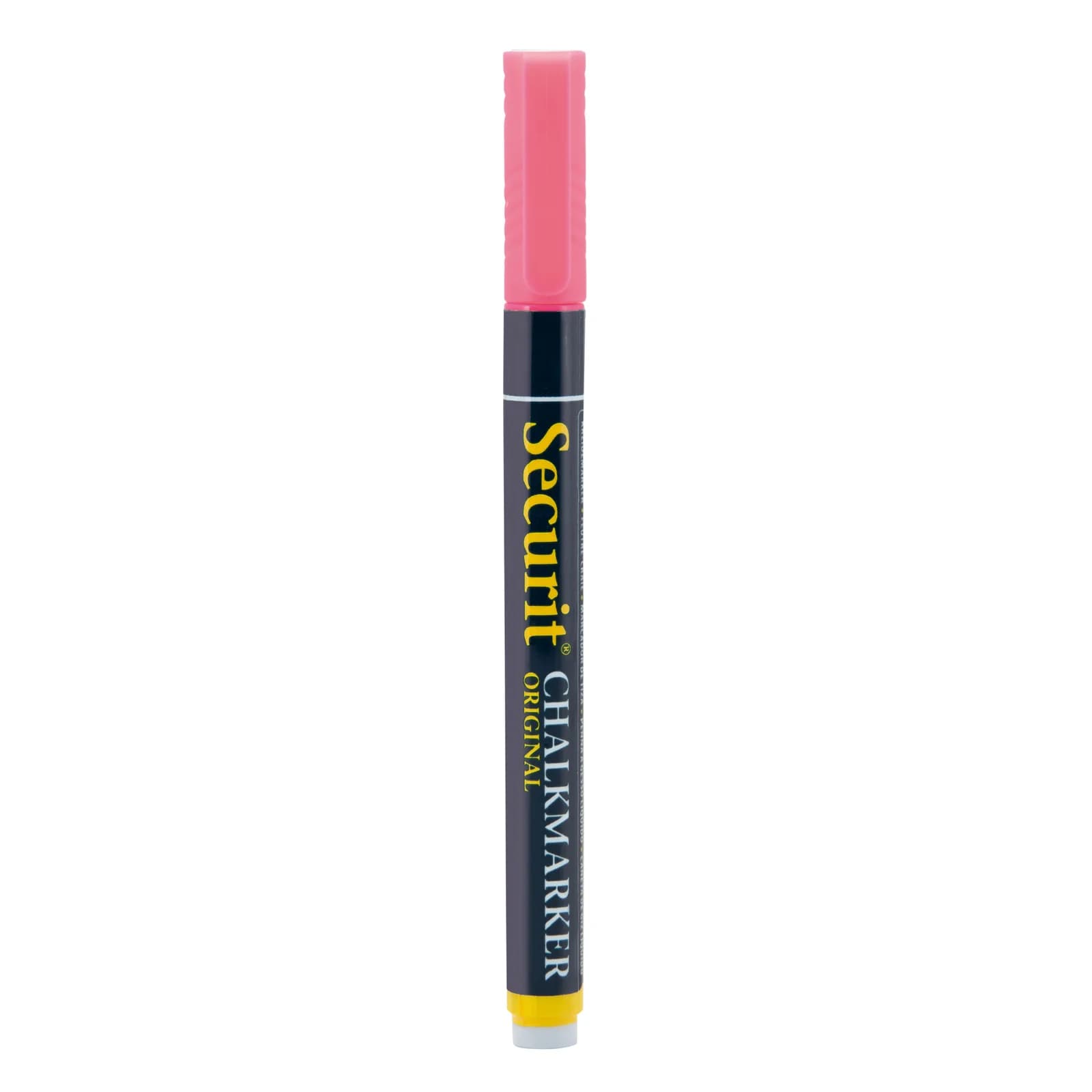 Securit® Feutre-craie à encre liquide - Rose - Taille de mine 1-2mm obus