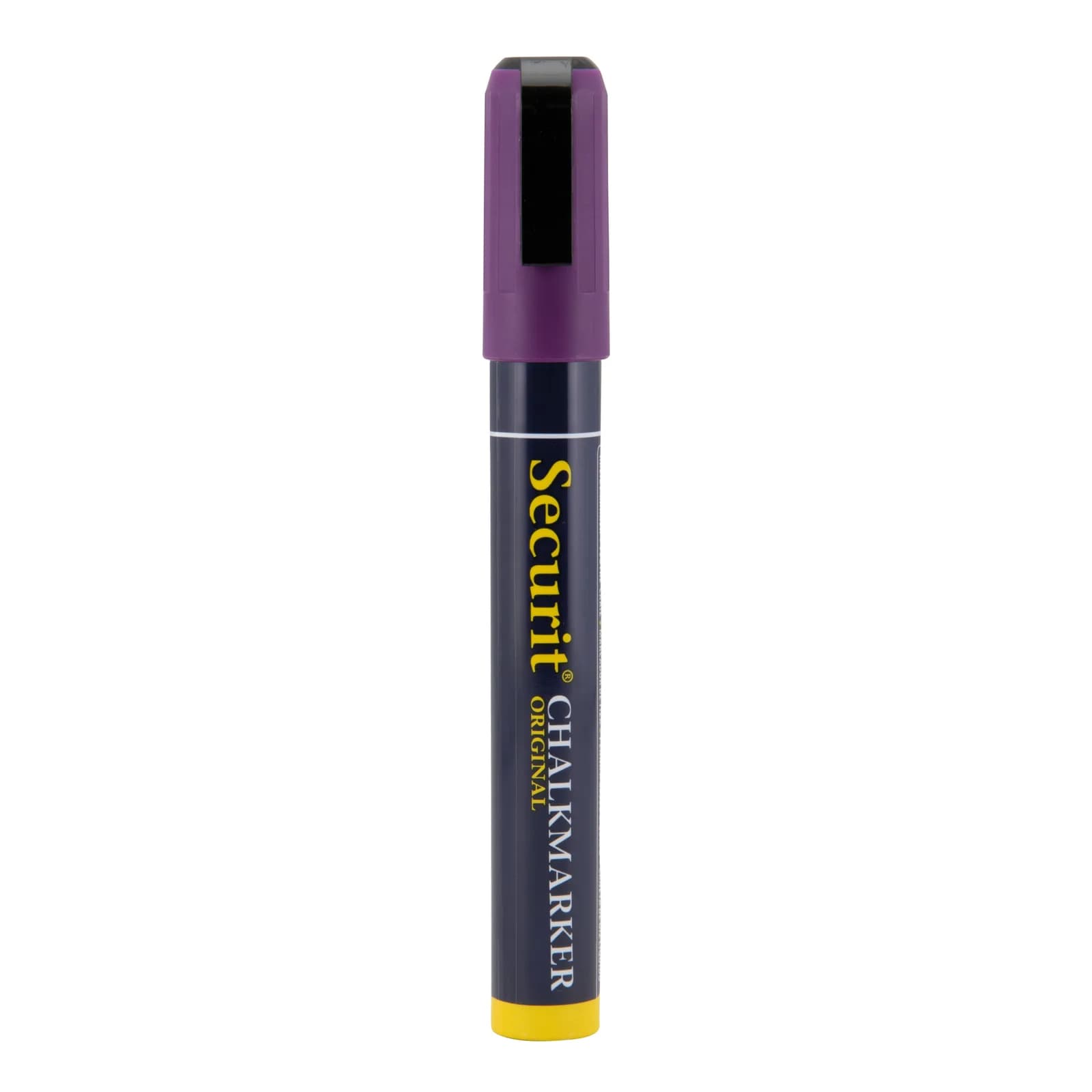Securit® Feutre-craie à encre liquide - Violet - Taille de mine 2-6mm biseautée
