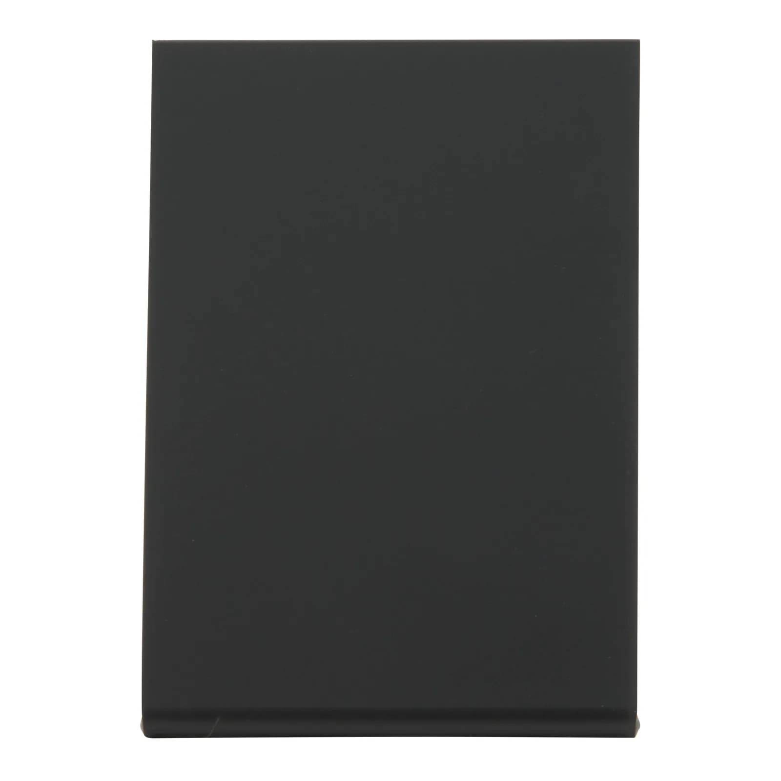Securit® Lot de 5 Ardoises de table A7 - Noir - Forme en L - Recto mat et Verso brillant