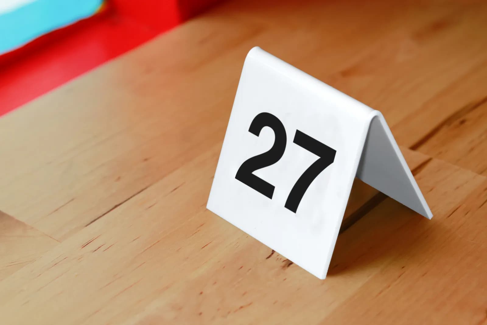 Numéros de table 21-30 restaurant — Securit® — En situation