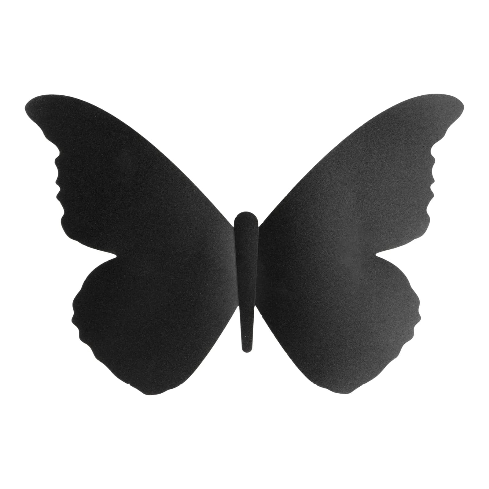 Securit® Ardoise Déco 3D - Silhouette Papillon - Feutre-craie et bandes adhésives incluses