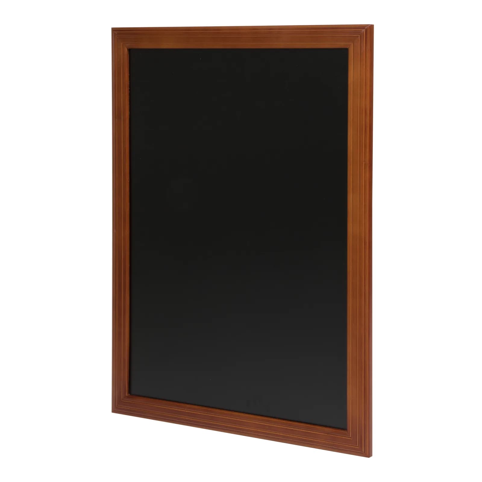 Securit® Ardoise murale "Universal" - Bois finition acajou laqué - Kit de montage inclus - 60x80cm