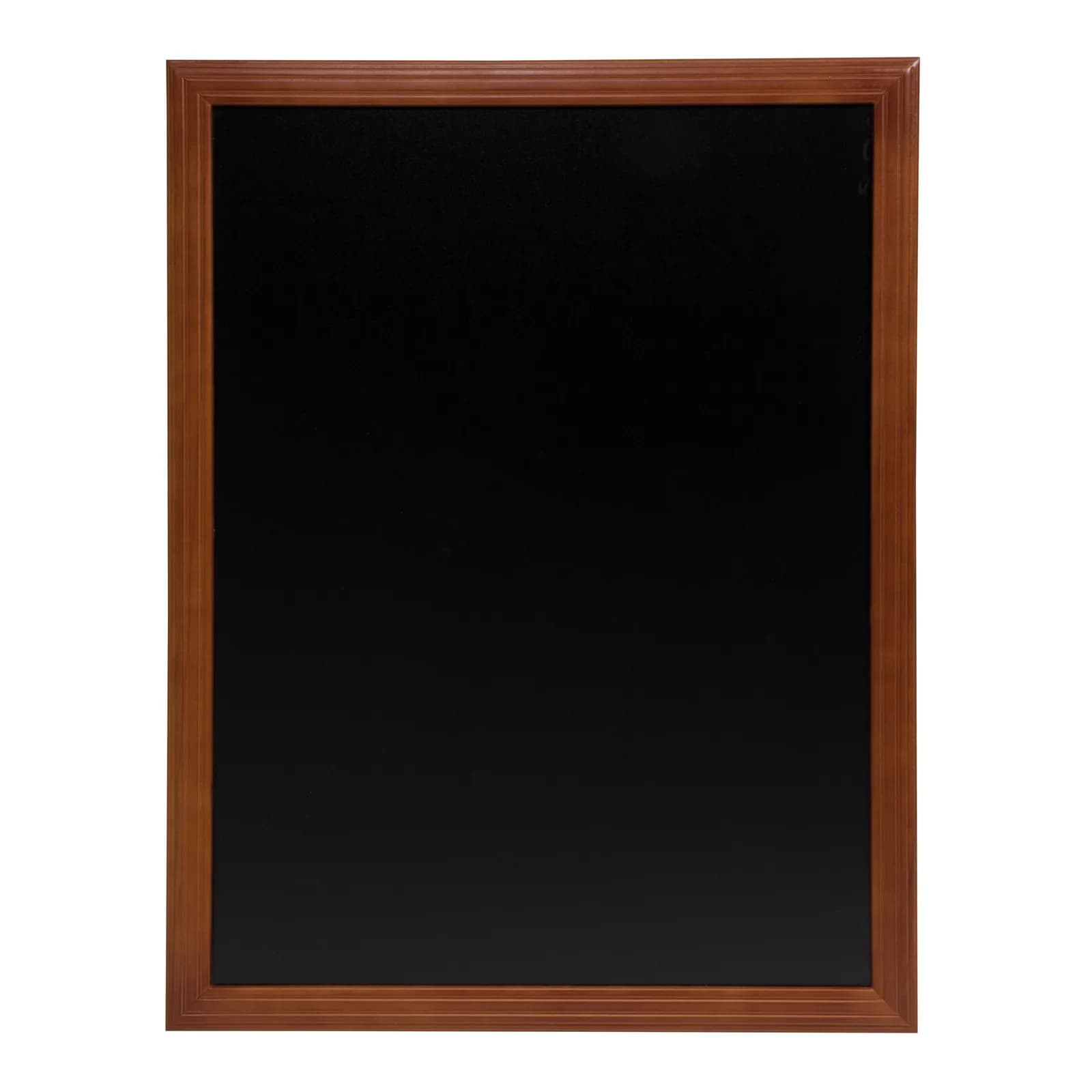 Securit® Ardoise murale "Universal" - Bois finition acajou laqué - Kit de montage inclus -70x90cm