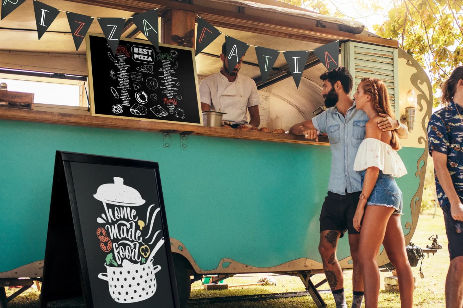 Ardoise murale bois 60x80 - Woody Securit® — Securit® — En situation