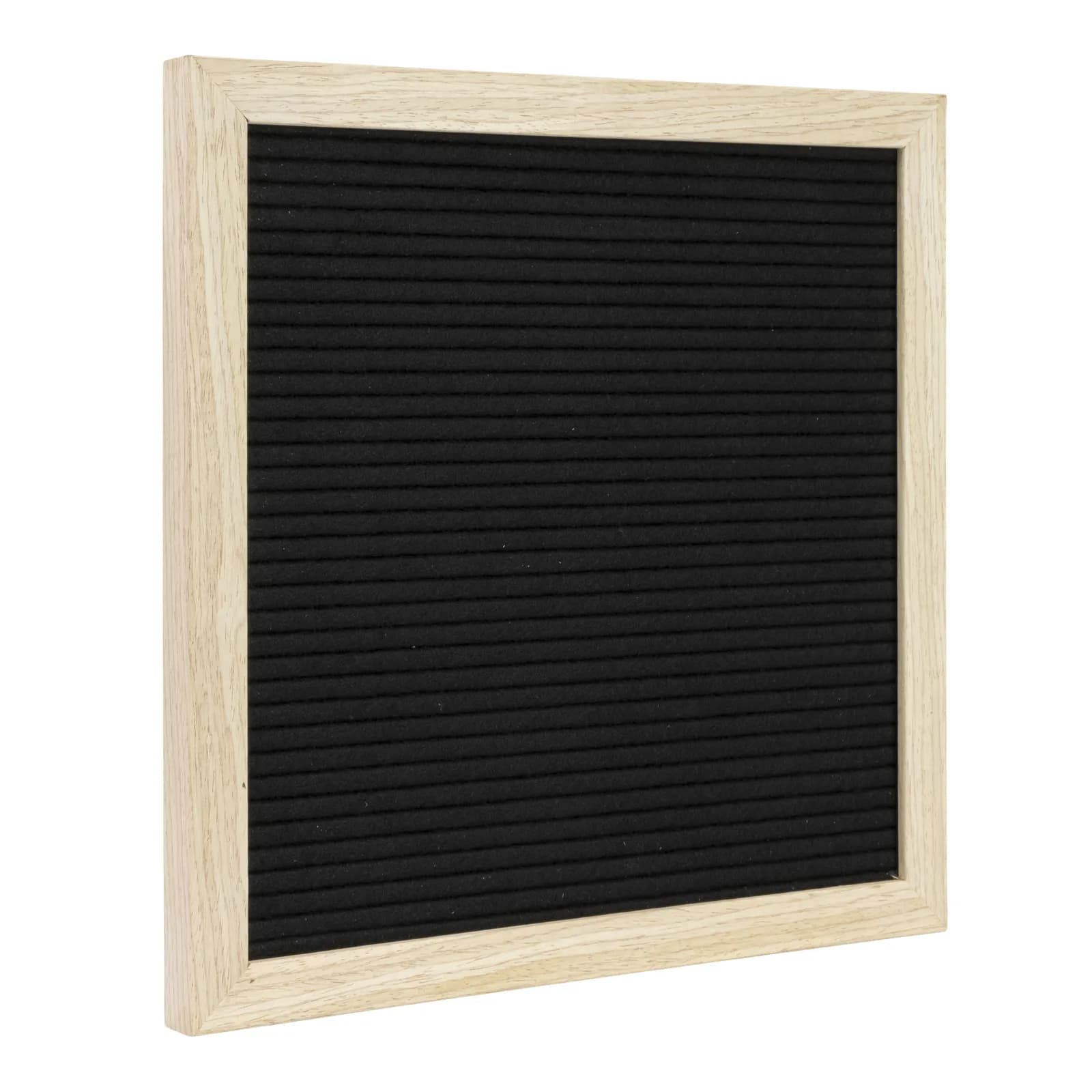 Securit® Tableau à lettres - 170 lettres, chiffres et icônes - Bois finition teck laqué - Kit de montage inclus - 30x30c
