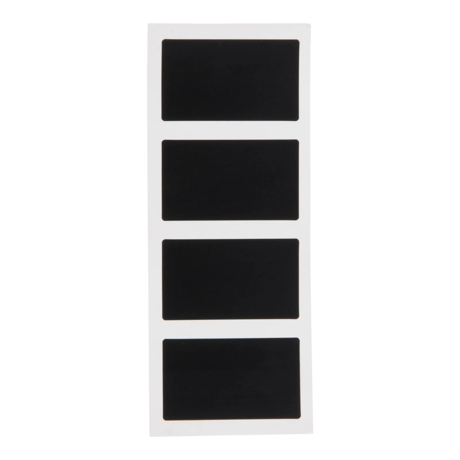 Securit® Lot de 8 mini Ardoises auto-adhésives - Forme rectangulaire