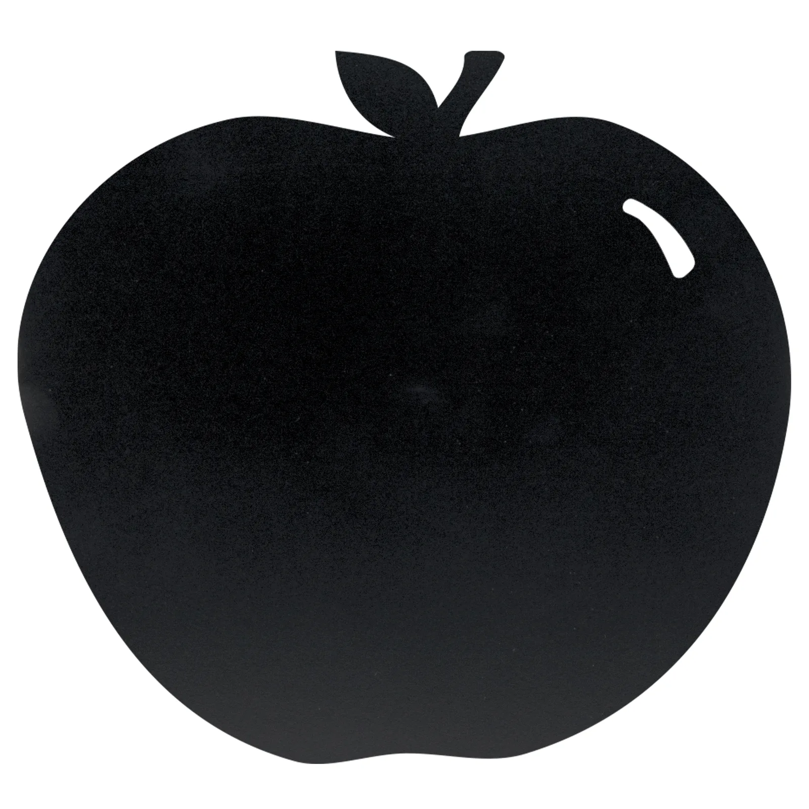 Securit® Ardoise murale - Silhouette Pomme - Feutre-craie et kit velcro pour accrochage mural inclus - Fin de série
