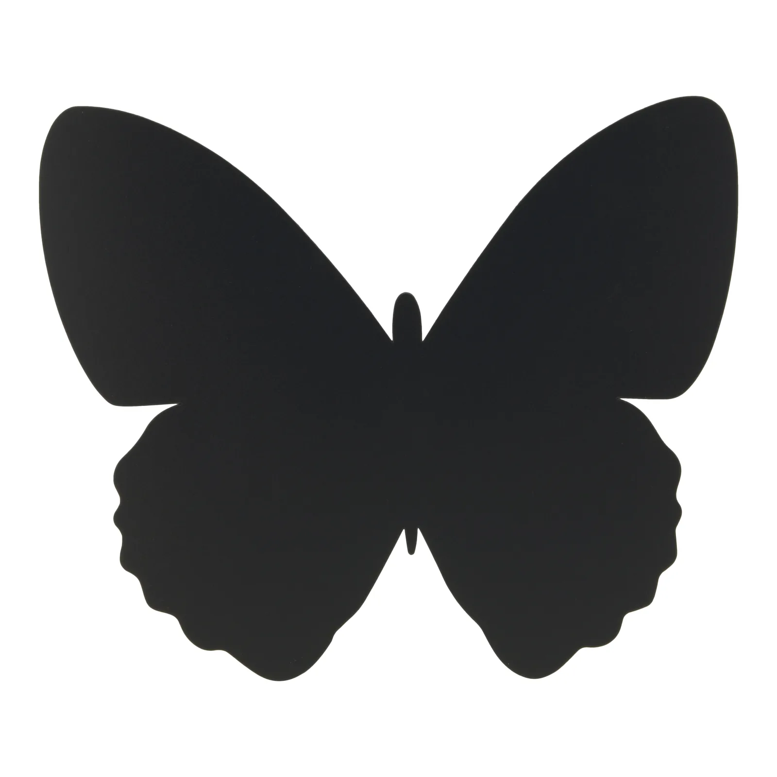 Securit® Ardoise murale - Silhouette Papillon - Feutre-craie et kit velcro pour accrochage mural inclus - Fin de série