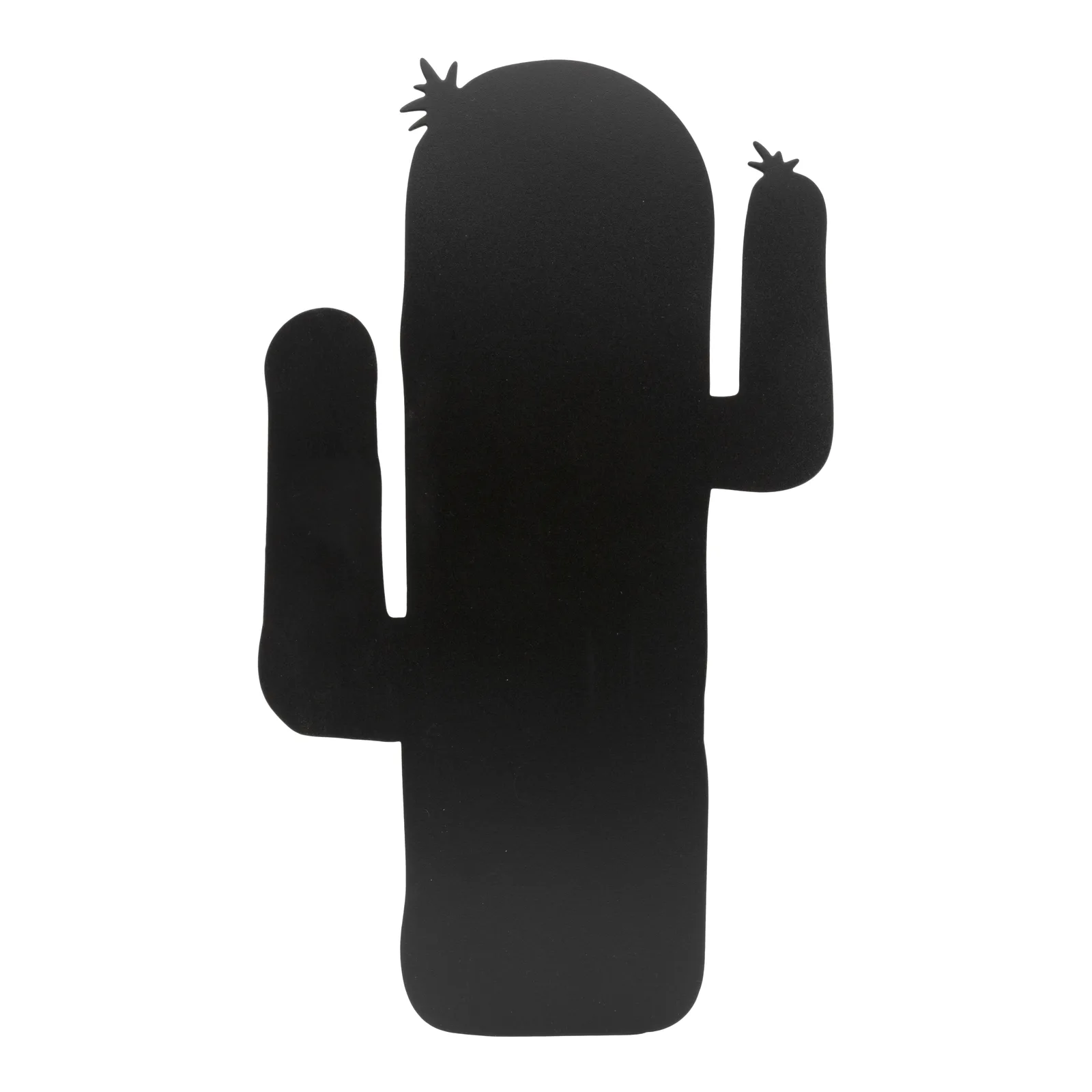 Securit® Ardoise murale - Silhouette Cactus - Feutre-craie et kit velcro pour accrochage mural inclus - Fin de série