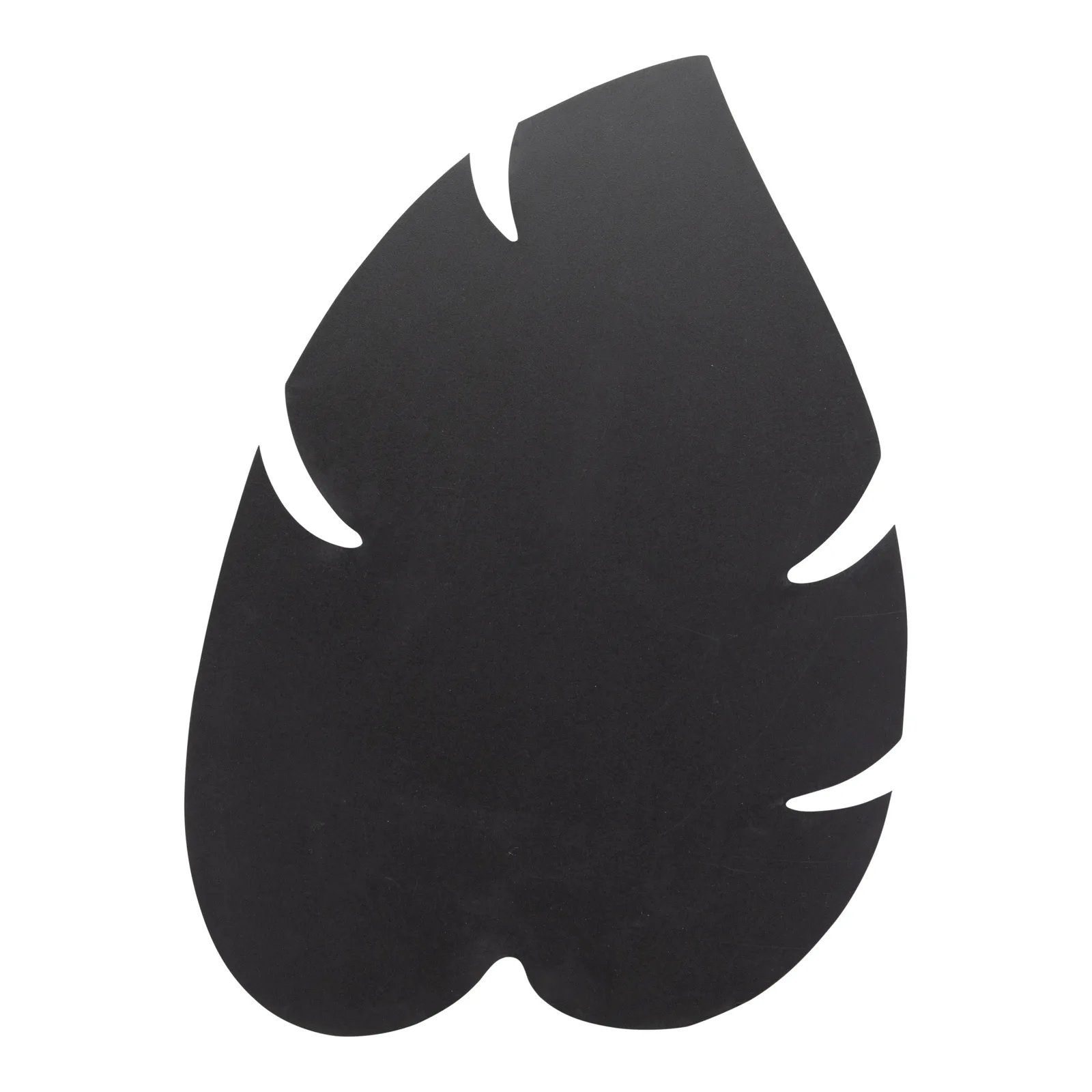 Securit® Ardoise murale - Silhouette Feuille - Feutre-craie et kit velcro pour accrochage mural inclus - Fin de série