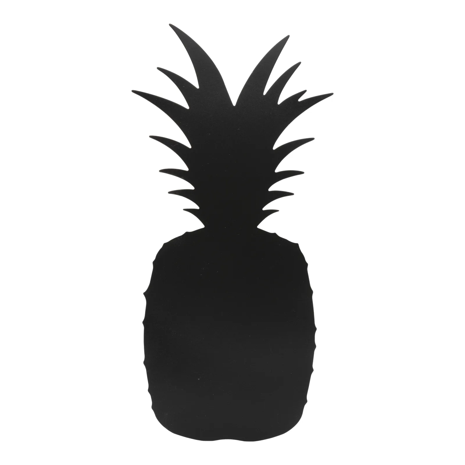 Securit® Ardoise murale - Silhouette Ananas - Feutre-craie et kit velcro pour accrochage mural inclus - Fin de série
