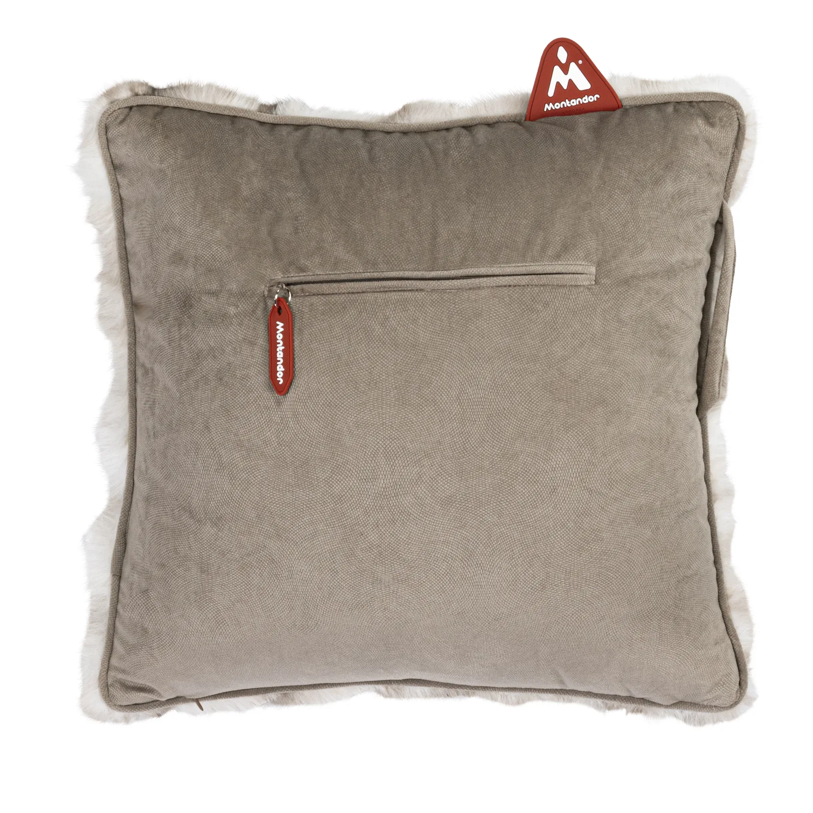 Montandor® Coussin chauffant - Fourrure Renard des Neiges - Insert chauffant Montandor® inclus