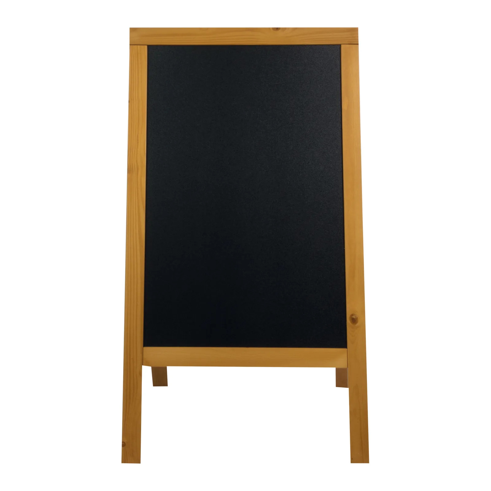 Securit® Panneau trottoir "Woody" - Teck - Bois finition pin laqué - 70x120cm