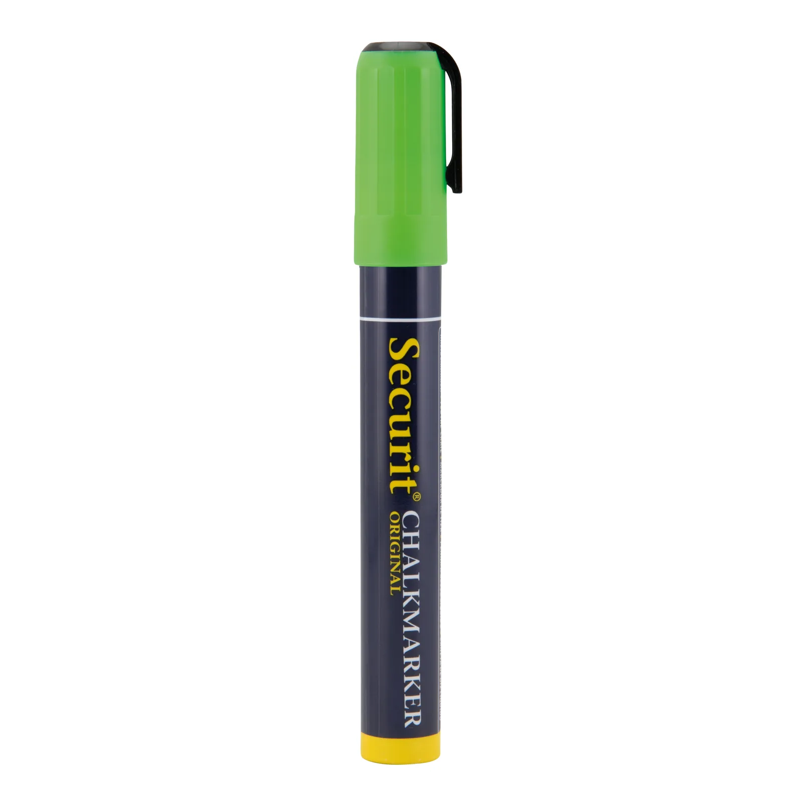 Securit® Feutre-craie à encre liquide - Vert - Taille de mine 2-6mm biseautée