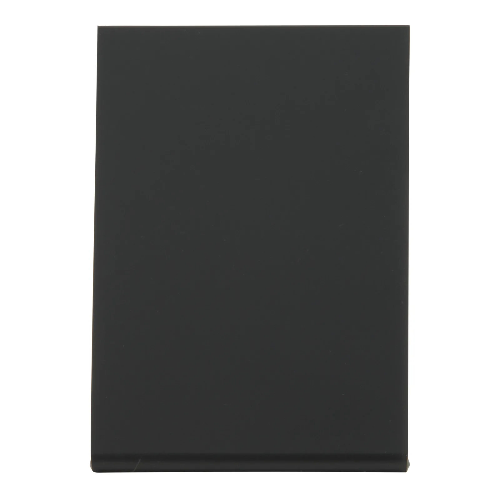Securit® Lot de 5 Ardoises de table A7 - Noir - Forme en L - Recto mat et Verso brillant