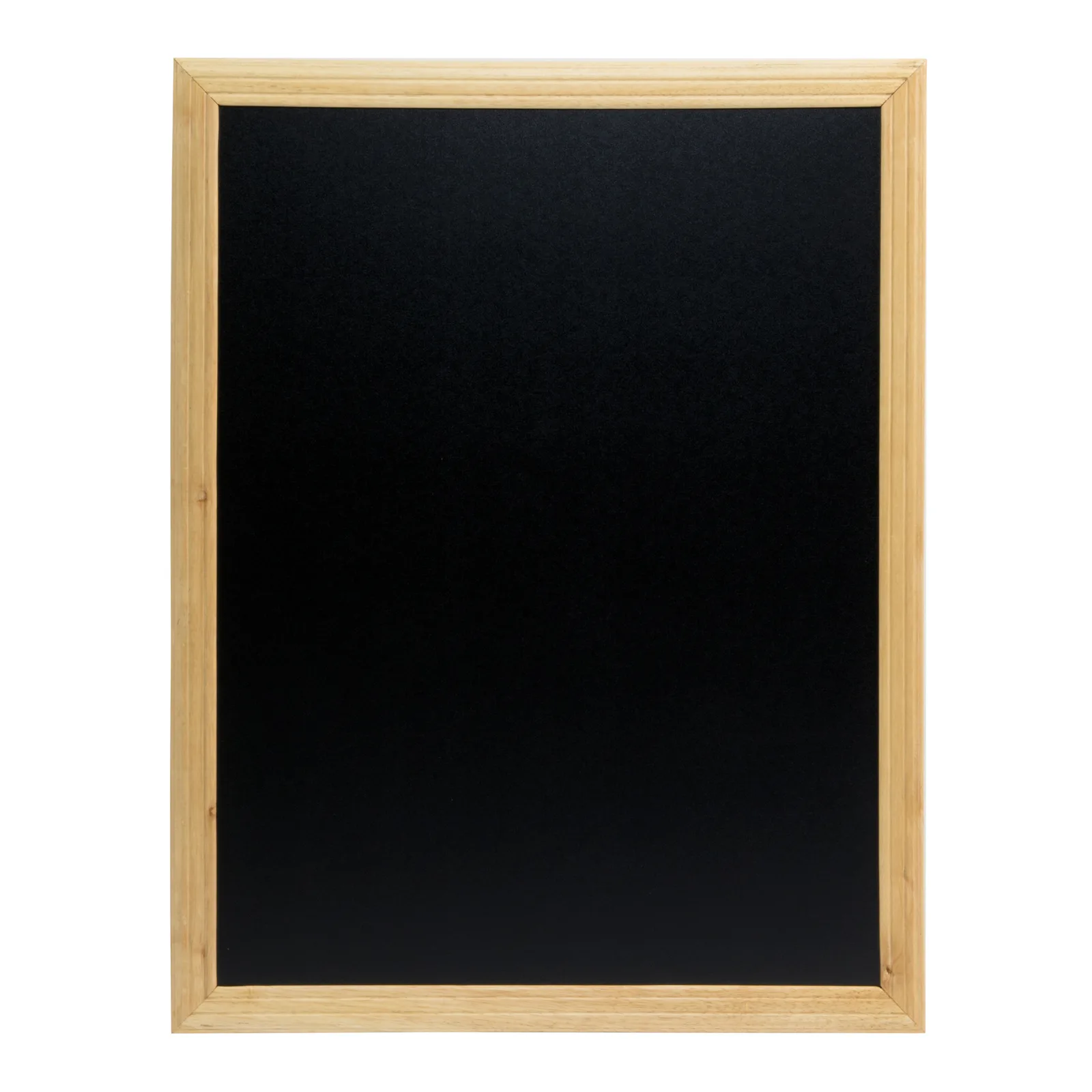 Securit® Ardoise murale "Universal" - Bois finition hêtre laqué - 70x90cm - Fin de série