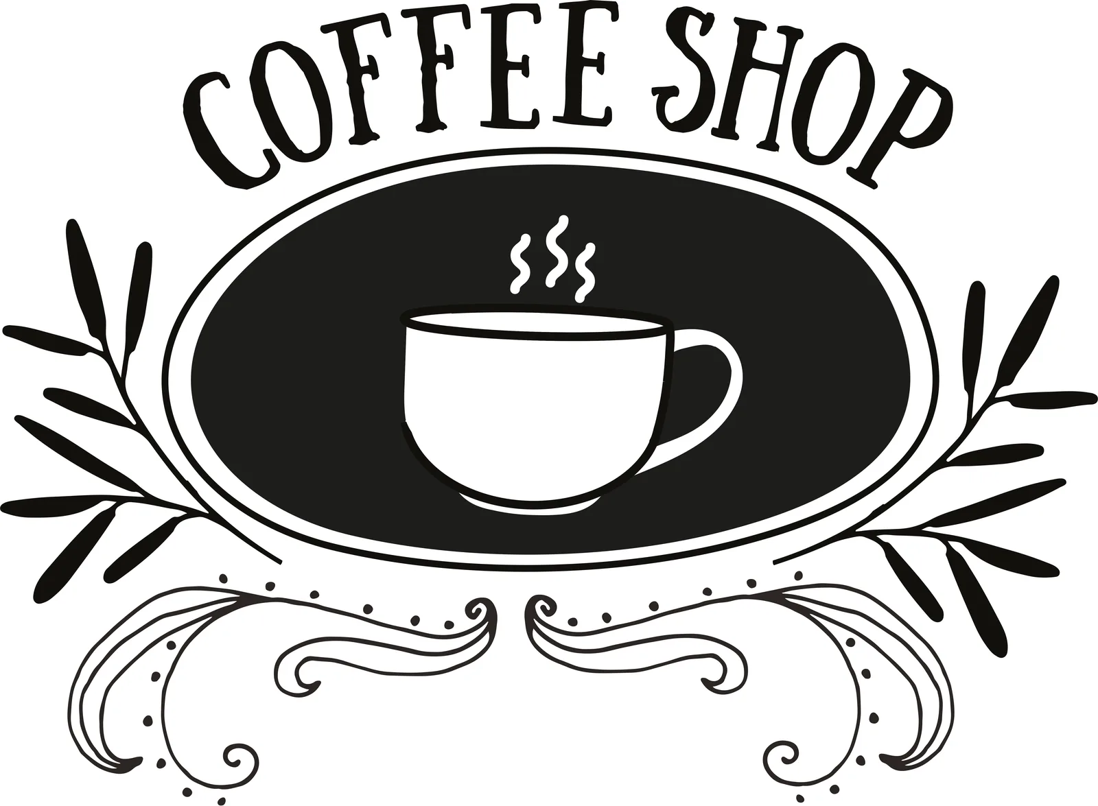 Securit® Lot de 3 Pochoirs pour Fenêtre A2 - Thème Café - Feutre-craie inclus - Fin de série